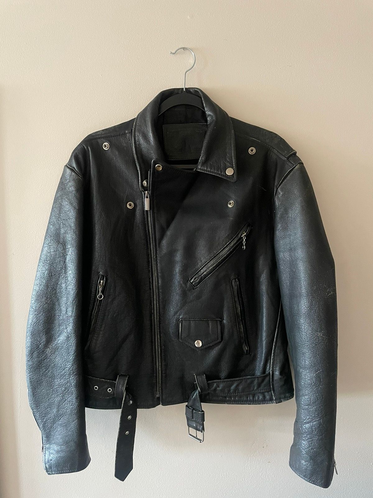 Excelled Vintage Excelled 70s Leather Biker Jacket | Grailed
