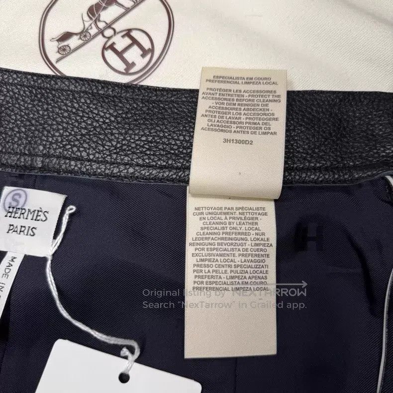 Hermes Hermes Black Deer Skin Short Skirt Size 26" / US 2 / IT 38 - 5 Thumbnail