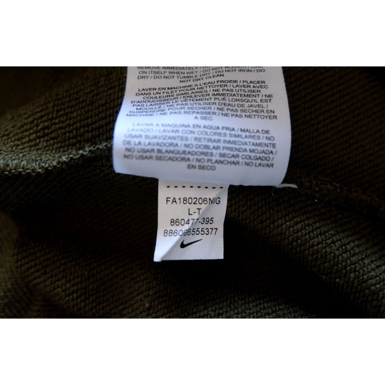 Nike VINTAGE Nike VTG Y2K SWEATER Army Green 1/4 ZIP DRI FIT Sweatshirt Men LT Size Big & Tall Size US L / EU 52-54 / 3 - 6 Thumbnail