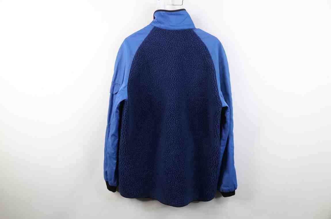 Vintage Vintage 90s Centrifuge Deep Pile Fleece Full Zip Jacket Blue Size US M / EU 48-50 / 2 - 15 Thumbnail