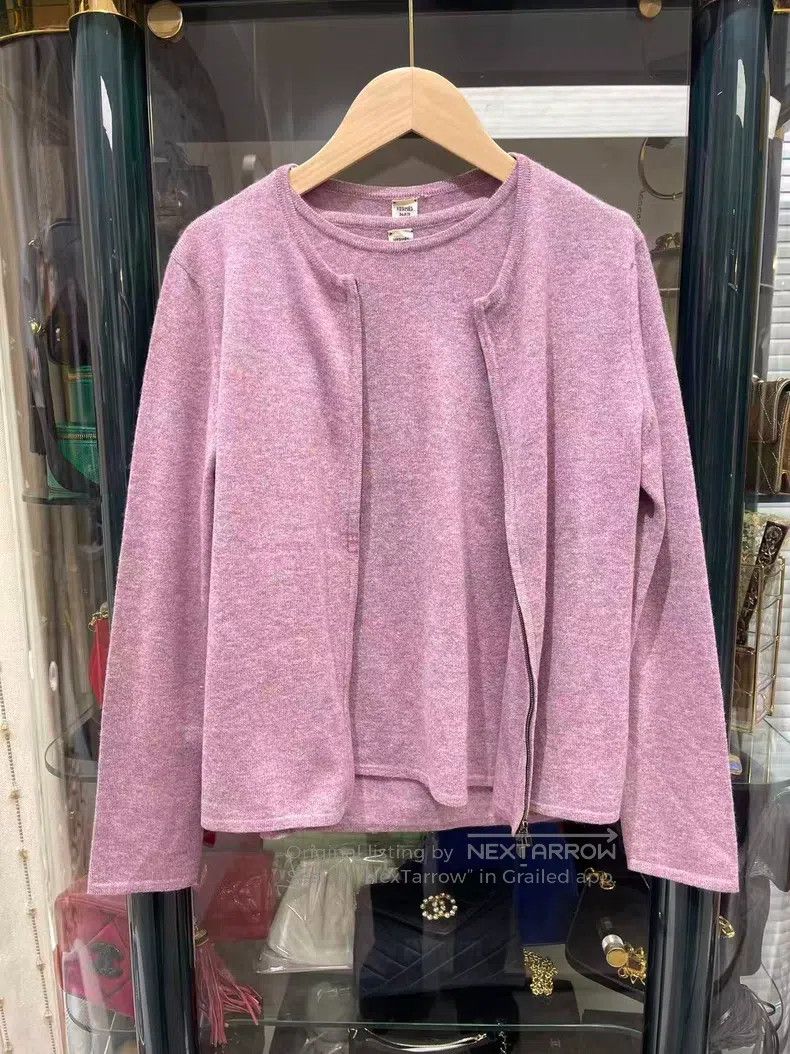 Hermes Hermes Cashmere cardigan set Size M / US 6-8 / IT 42-44 - 1 Thumbnail