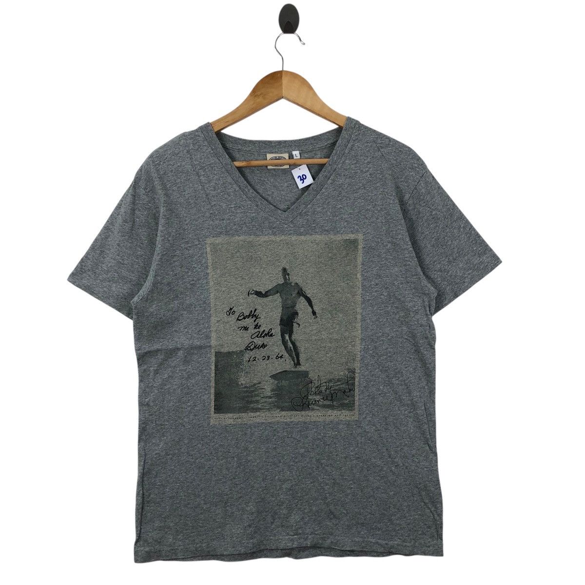 Vintage DUKE KAHANAMOKU Photoprint Malibu Shirts Surf Museum Size L Size US L / EU 52-54 / 3 - 1 Thumbnail