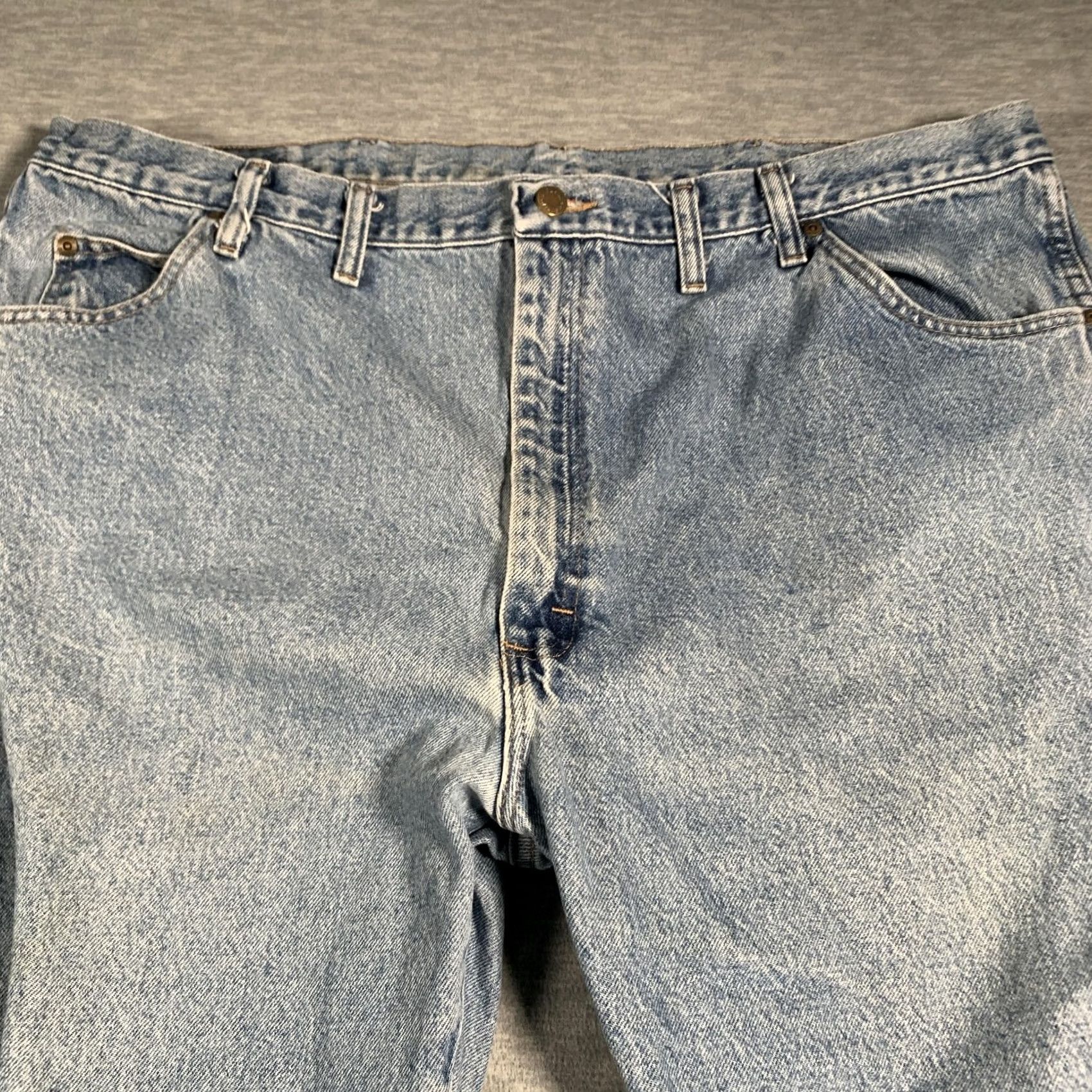 Wrangler Wrangler Jeans Mens 46x29 Blue Straight Leg Denim 96501SW Cotton Regular Fit Jeans Size US 30 / EU 46 - 4 Thumbnail