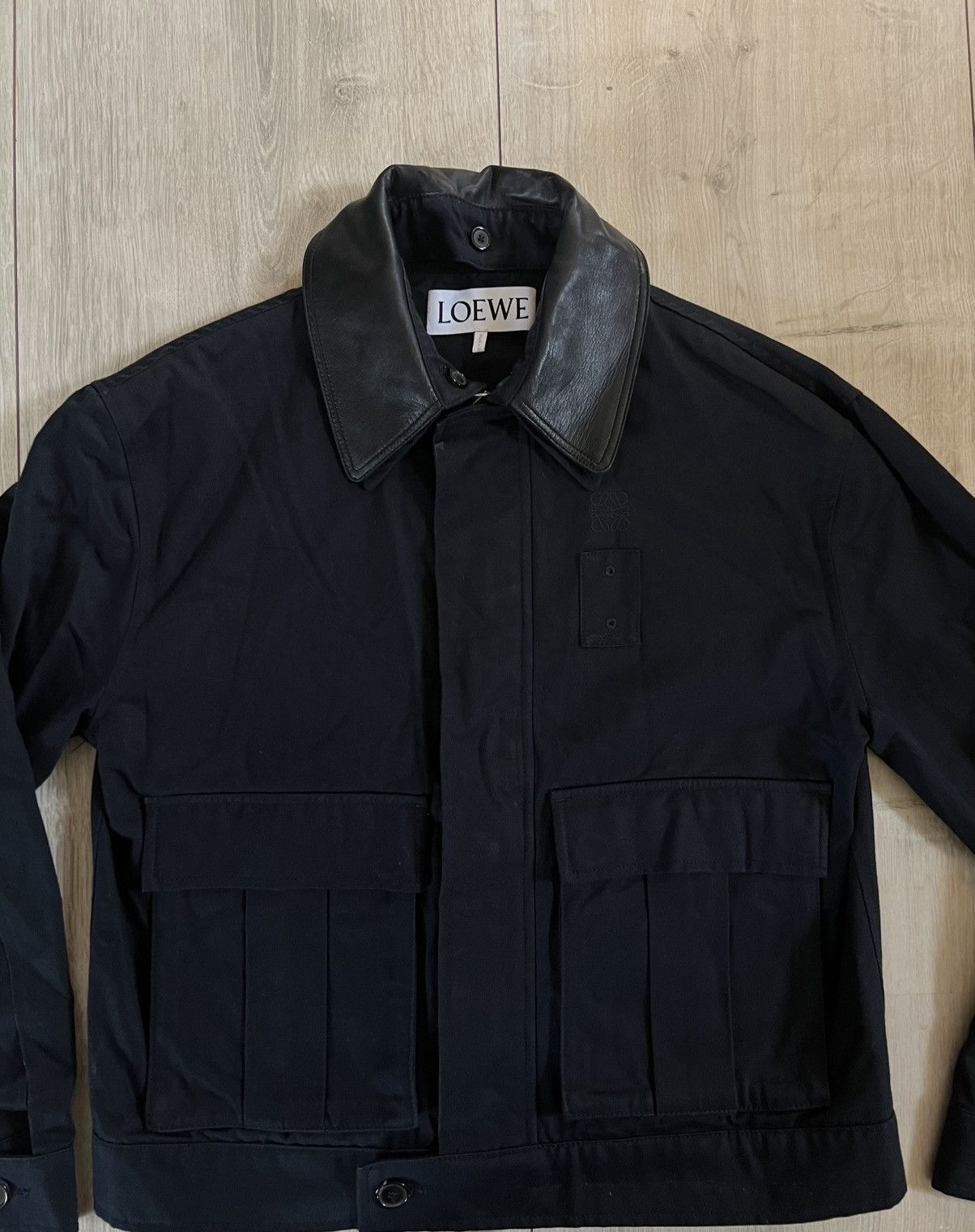 Loewe Loewe Jacket with Pockets and leather collar Size US M / EU 48-50 / 2 - 5 Thumbnail