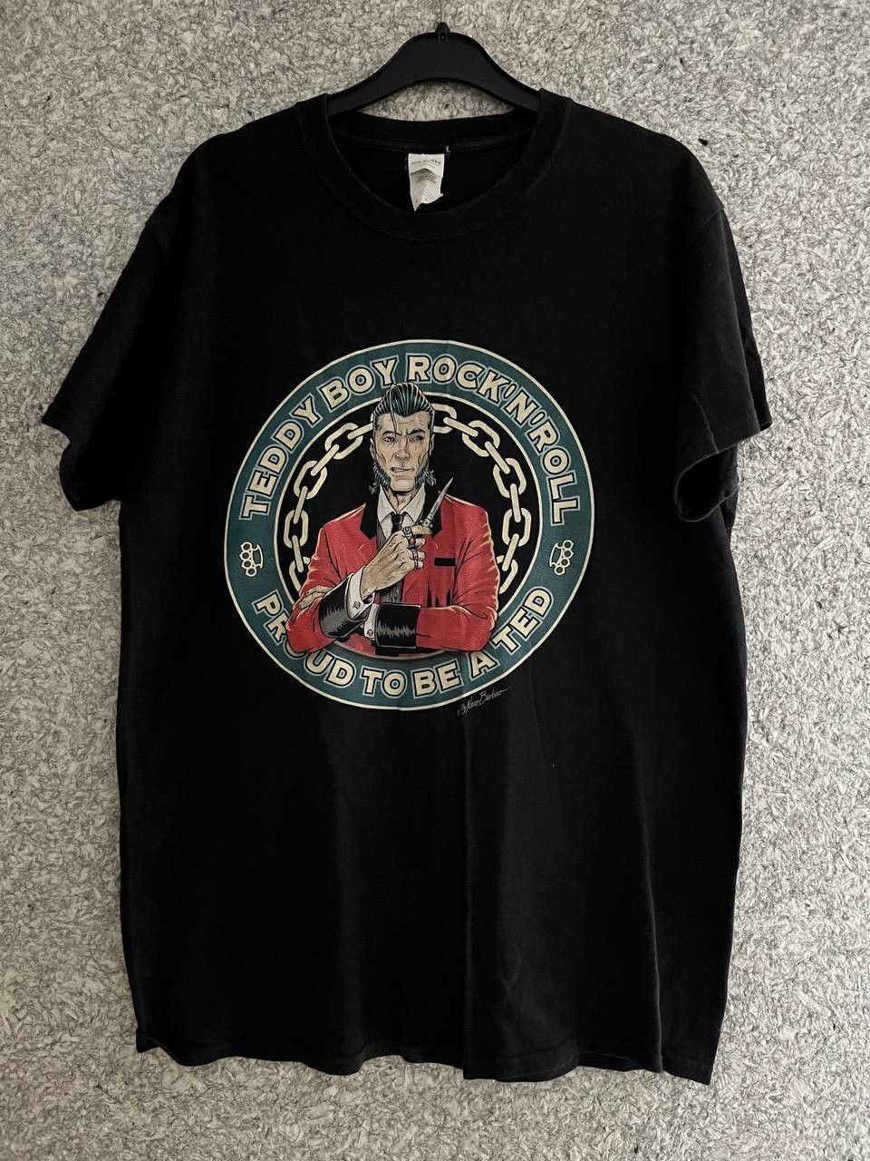 Gildan Teddy boy rock n roll Size US M / EU 48-50 / 2 - 2 Thumbnail