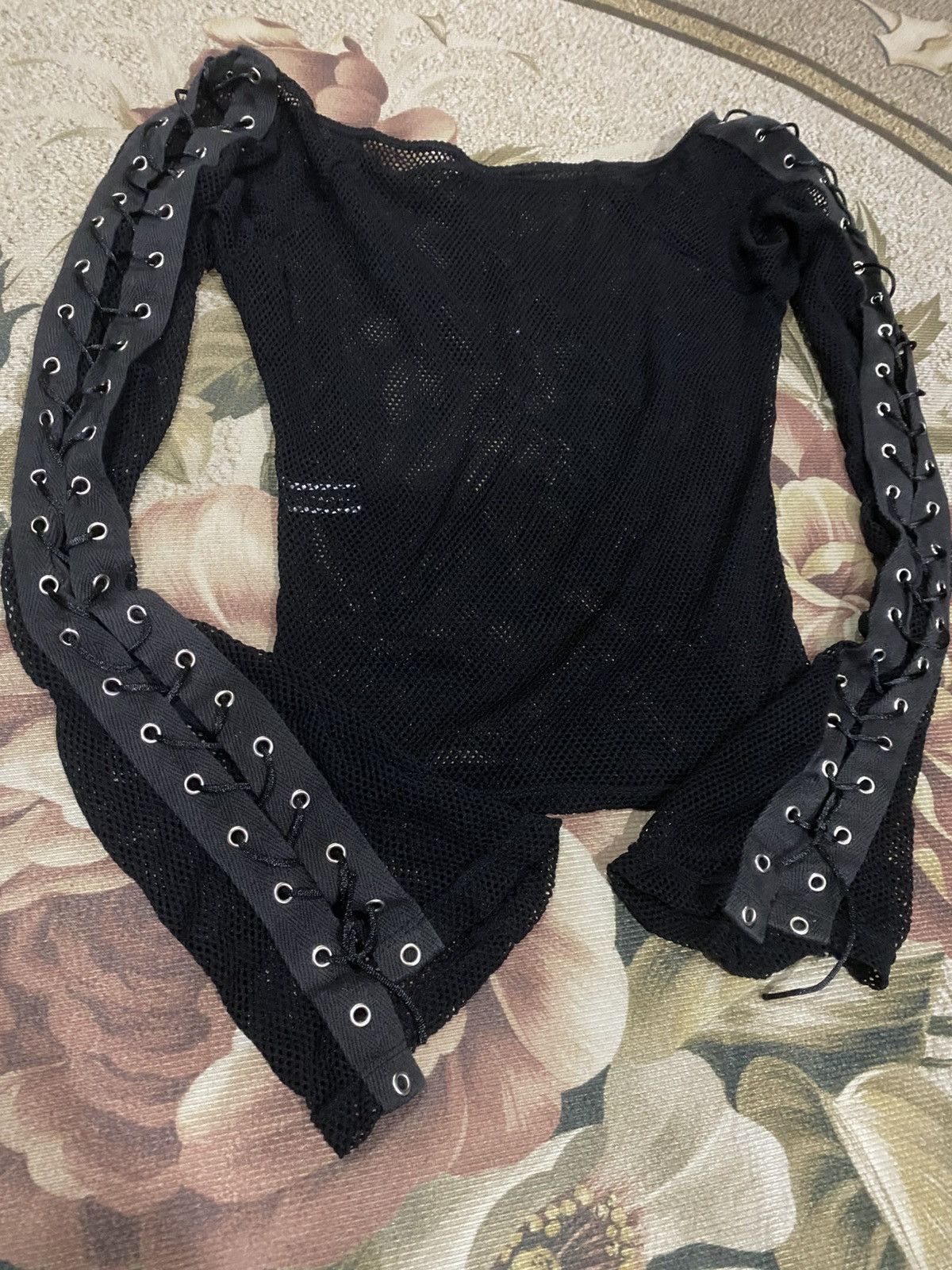 If Six Was Nine Leg avenue net crop shirt Size XS / US 0-2 / IT 36-38 - 2 Thumbnail
