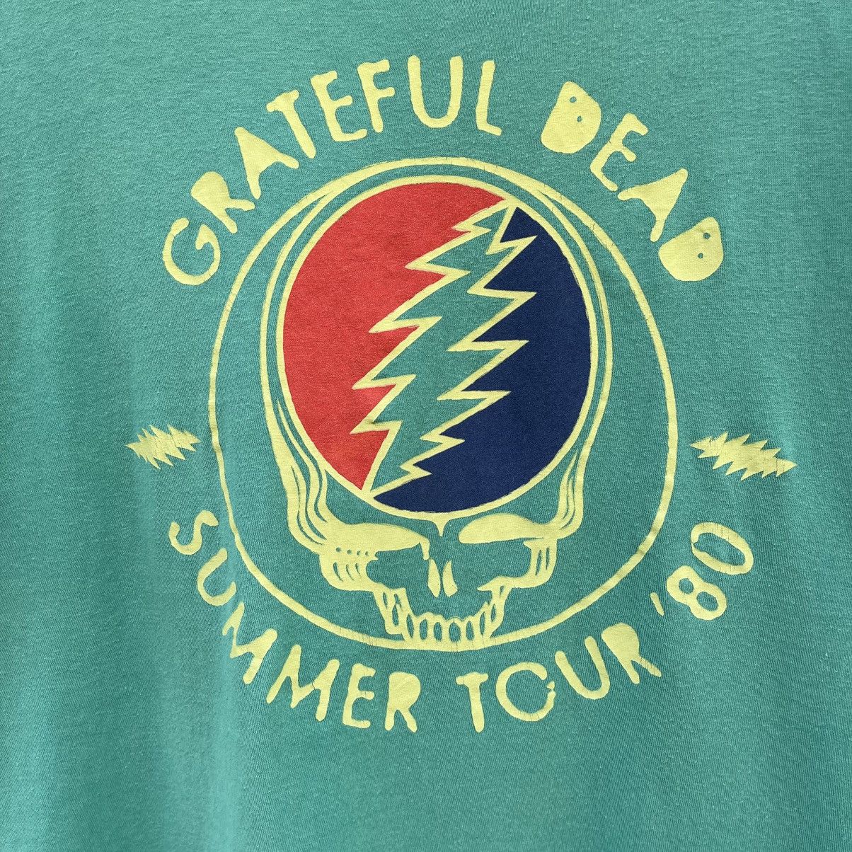 Grateful Dead Thrashed Grateful Dead Summer Tour 80 Band Tee Size US L / EU 52-54 / 3 - 2 Thumbnail
