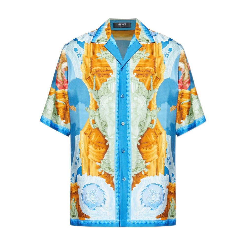 Versace Versace BLUE Shirts Size US M / EU 48-50 / 2 - 1 Thumbnail