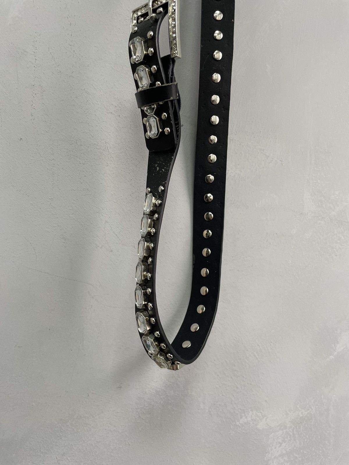 Hysteric Glamour × Vintage VINTAGE AVANT-GARDE GOTHIC LEATHER BELT RICK OWENS STYLE Size ONE SIZE - 4 Thumbnail