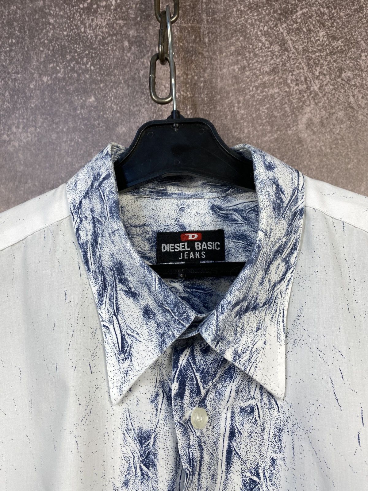 Diesel Y2K Vintage Diesel Button Up Shirt Avant Garde Streetwear Size US XL / EU 56 / 4 - 5 Thumbnail