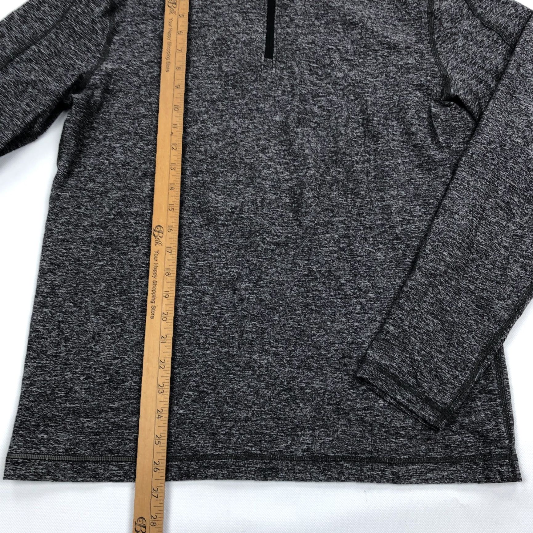 Lululemon Lululemon Men's L Hooded Quarter Zip Pullover Heather Gray Surge Sweat Session Hoodie Shirt Size US L / EU 52-54 / 3 - 4 Thumbnail