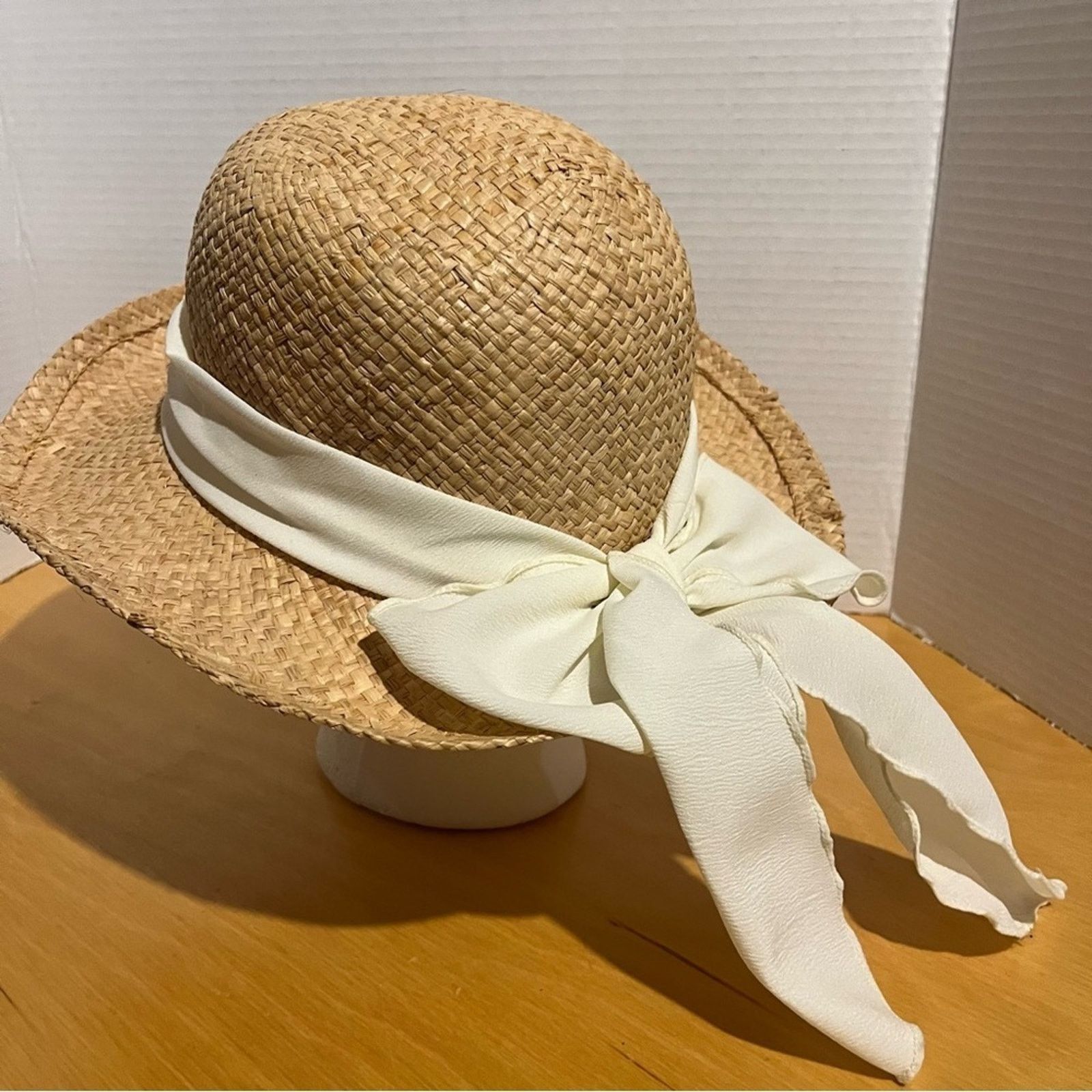 Other Foldable Panama Hat Beach Straw Hats Sun Hat Women's Cap Size ONE SIZE - 5 Thumbnail