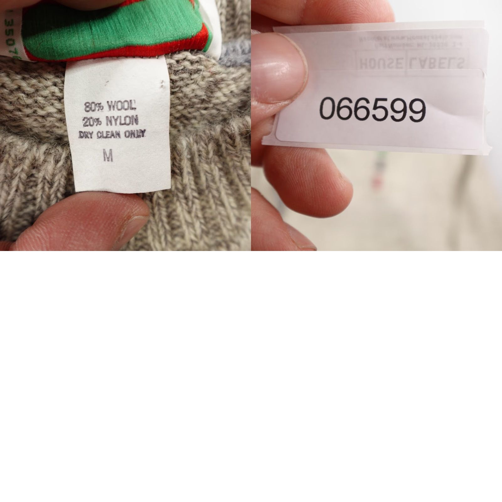 Vintage VINTAGE Prego Sweater Men Pullover Crew Neck Wool Blend Beige M USA 90s Fisherman Knit Solid Mens Size US M / EU 48-50 / 2 - 8 Thumbnail