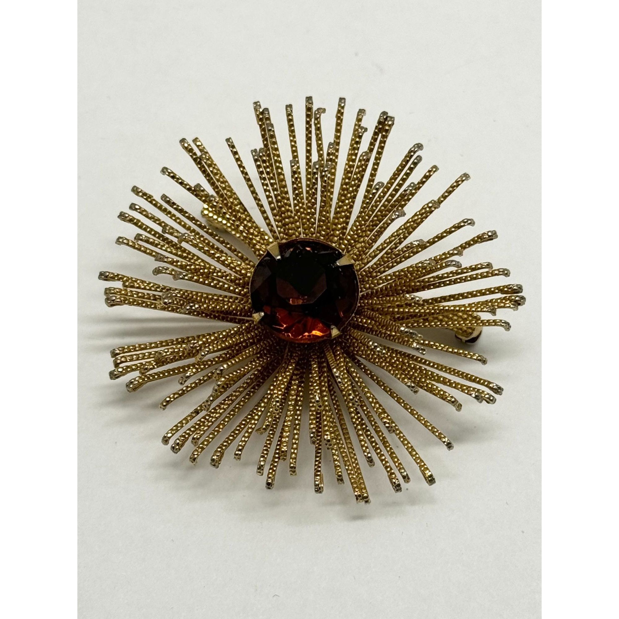Vintage Vintage Sarah conventry brown rhinestone brooch pin Size ONE SIZE - 2 Thumbnail