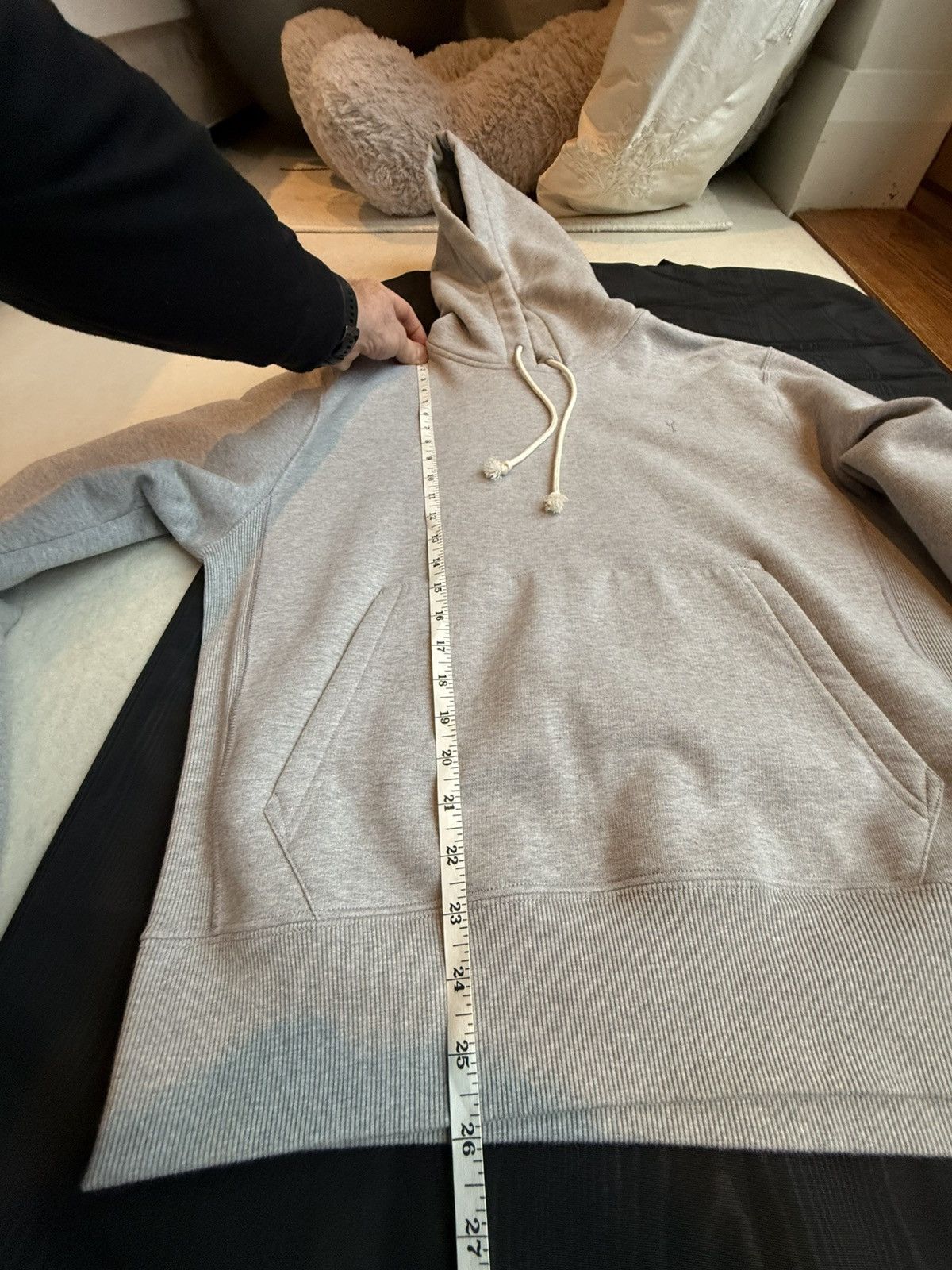 $1.4k FW23 Saint Laurent Cassandre logo hoodie L