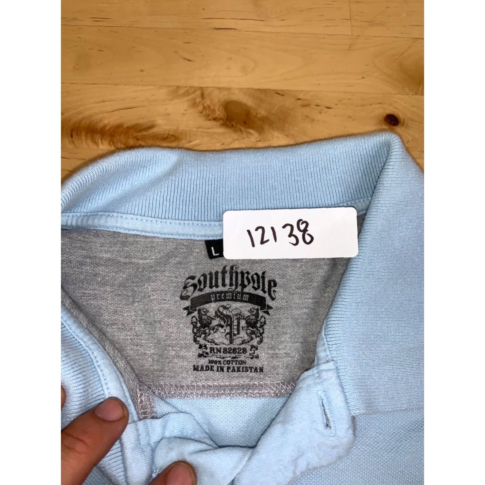 Southpole VINTAGE Southpole Polo Shirt Mens L Striped Blue Gray Y2K Short Sleeve 12138 Size US L / EU 52-54 / 3 - 2 Thumbnail