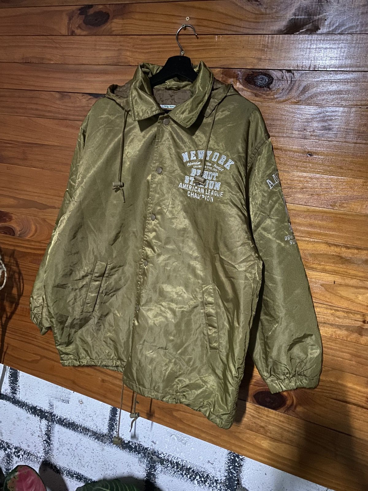Japanese Brand Vintage OP International “New York Stadium” Coach Jacket Size US M / EU 48-50 / 2 - 4 Thumbnail