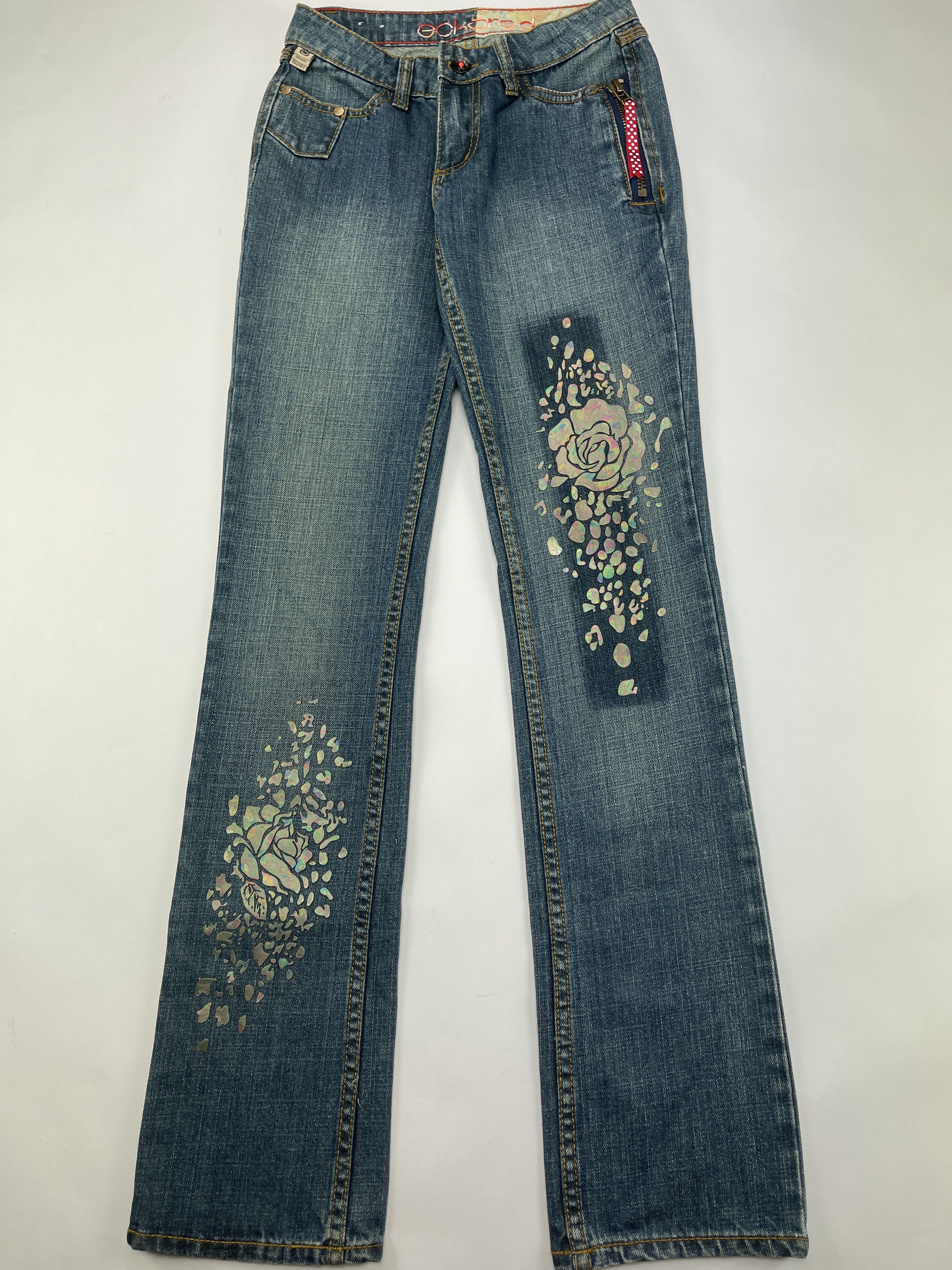 Ecko Unltd. Womens Ecko Unltd jeans, Ecko Red vintage 90s hip hop Y2K 26 Size 26" / US 2 / IT 38 - 2 Thumbnail