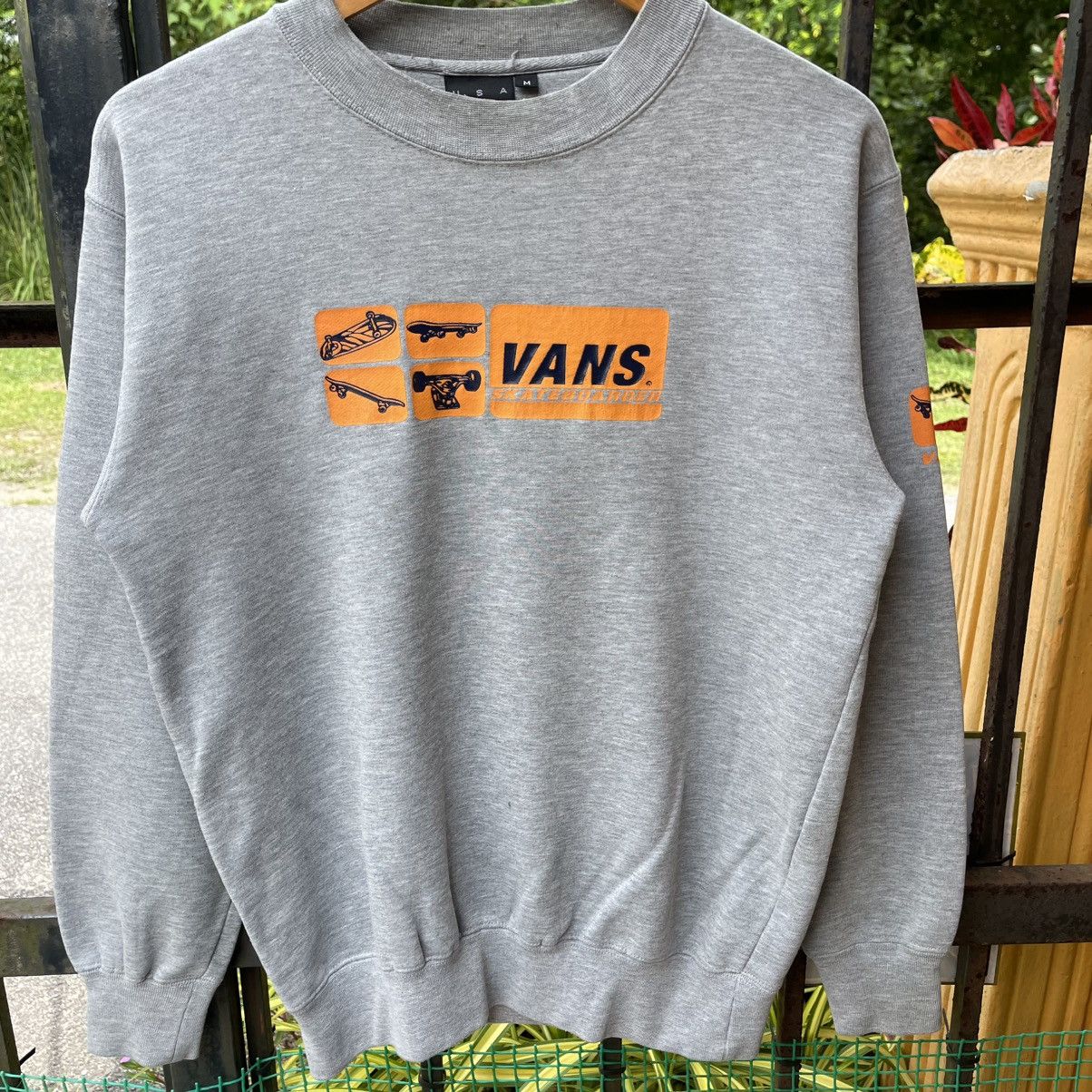 Vans 🔥Vintage 90s Vans Skateboarder Graphic Skate Sweatshirts Size US S / EU 44-46 / 1 - 5 Thumbnail