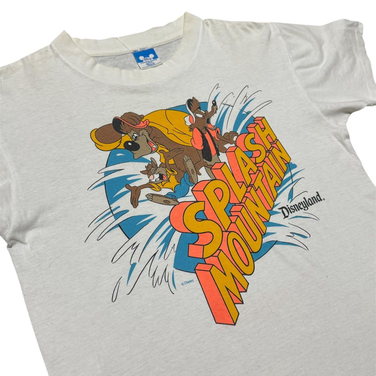 Vintage Rare 80s Splash Mountain Disneyland Character Tees