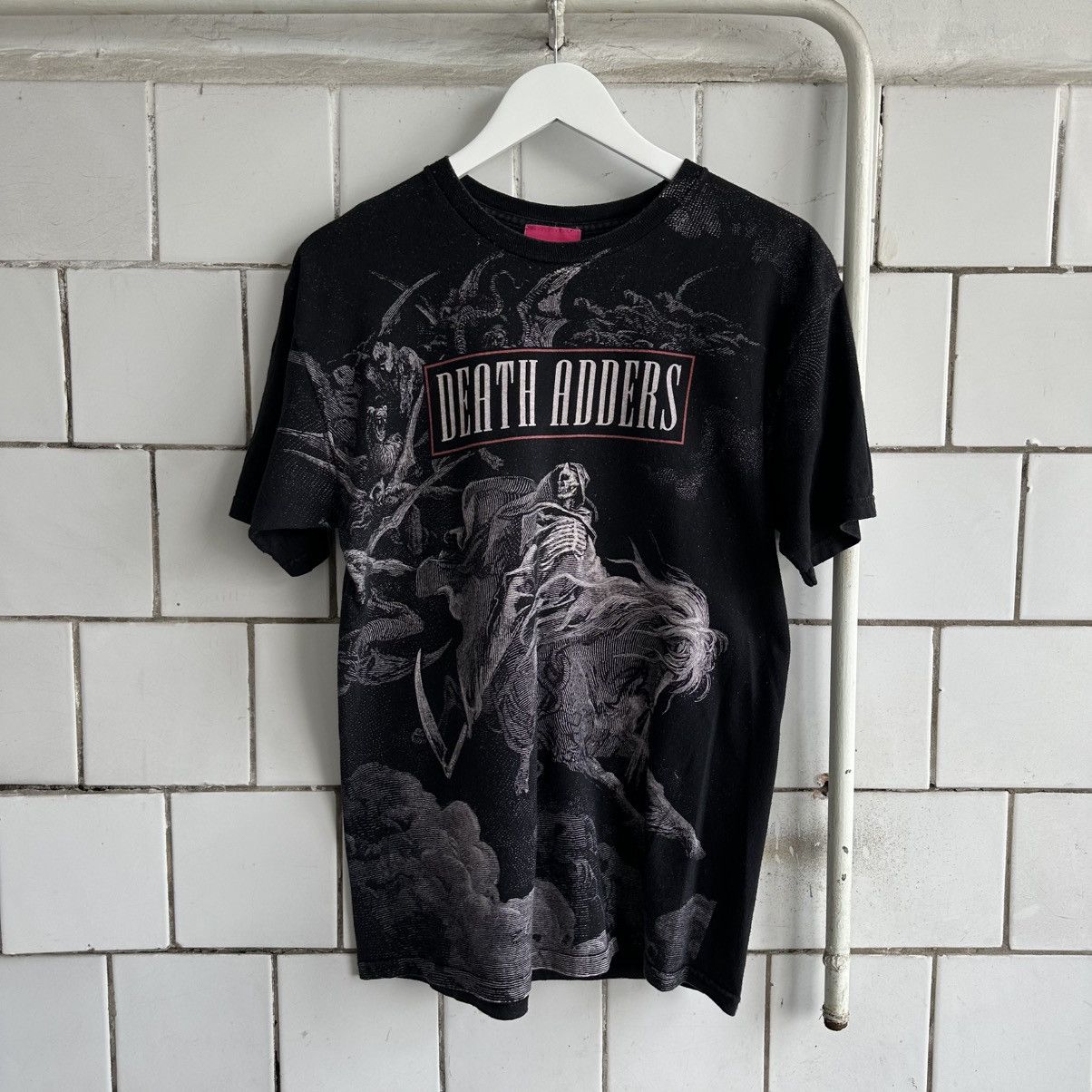 Japanese Brand × Mishka VTG Japanese Style Mishka T-shirts Affliction Death Adders Size US M / EU 48-50 / 2 - 3 Thumbnail