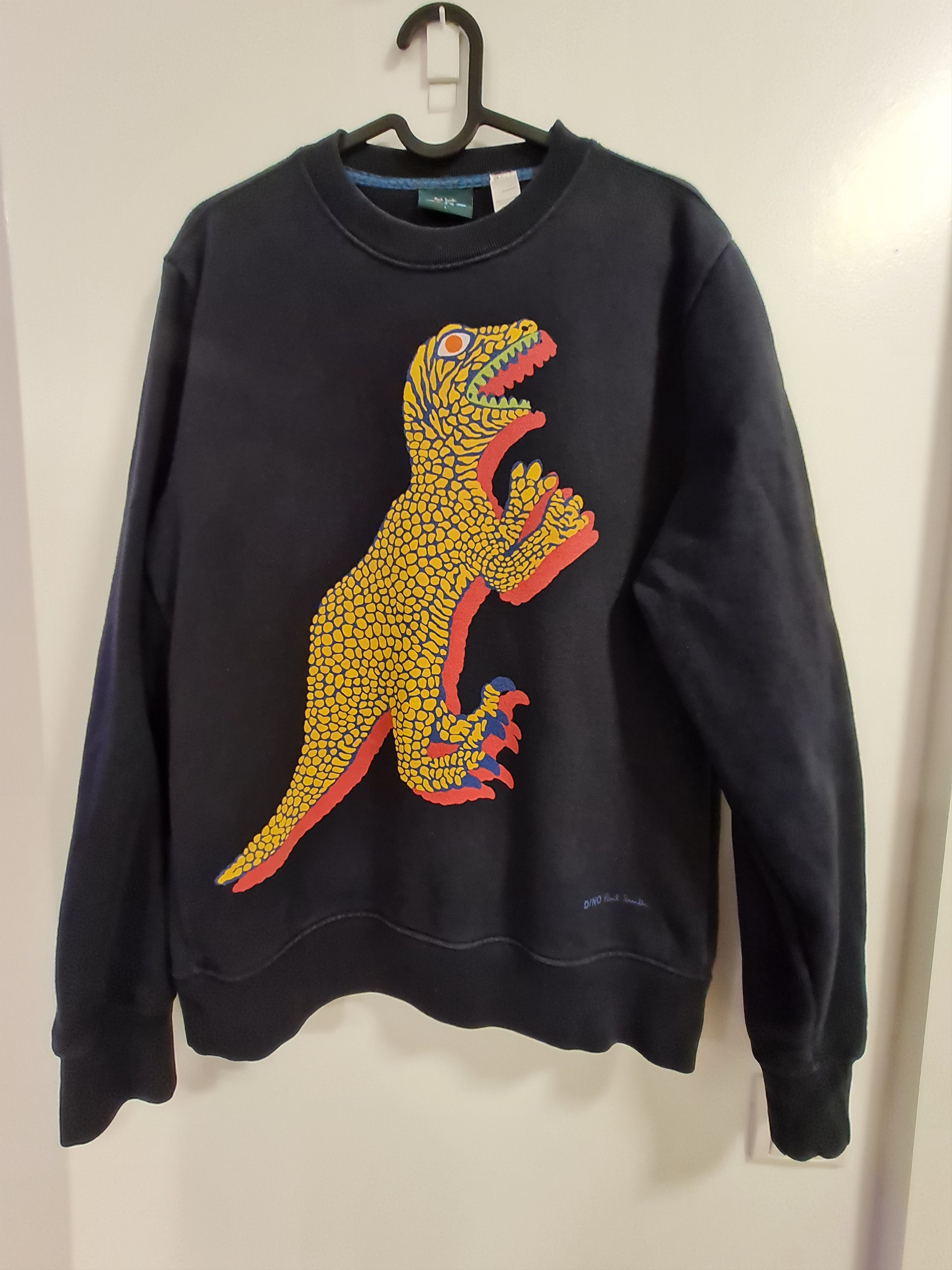 Paul Smith (Rare) Navy PS Paul Smith Dino print sweatshirt Size US L / EU 52-54 / 3 - 1 Thumbnail