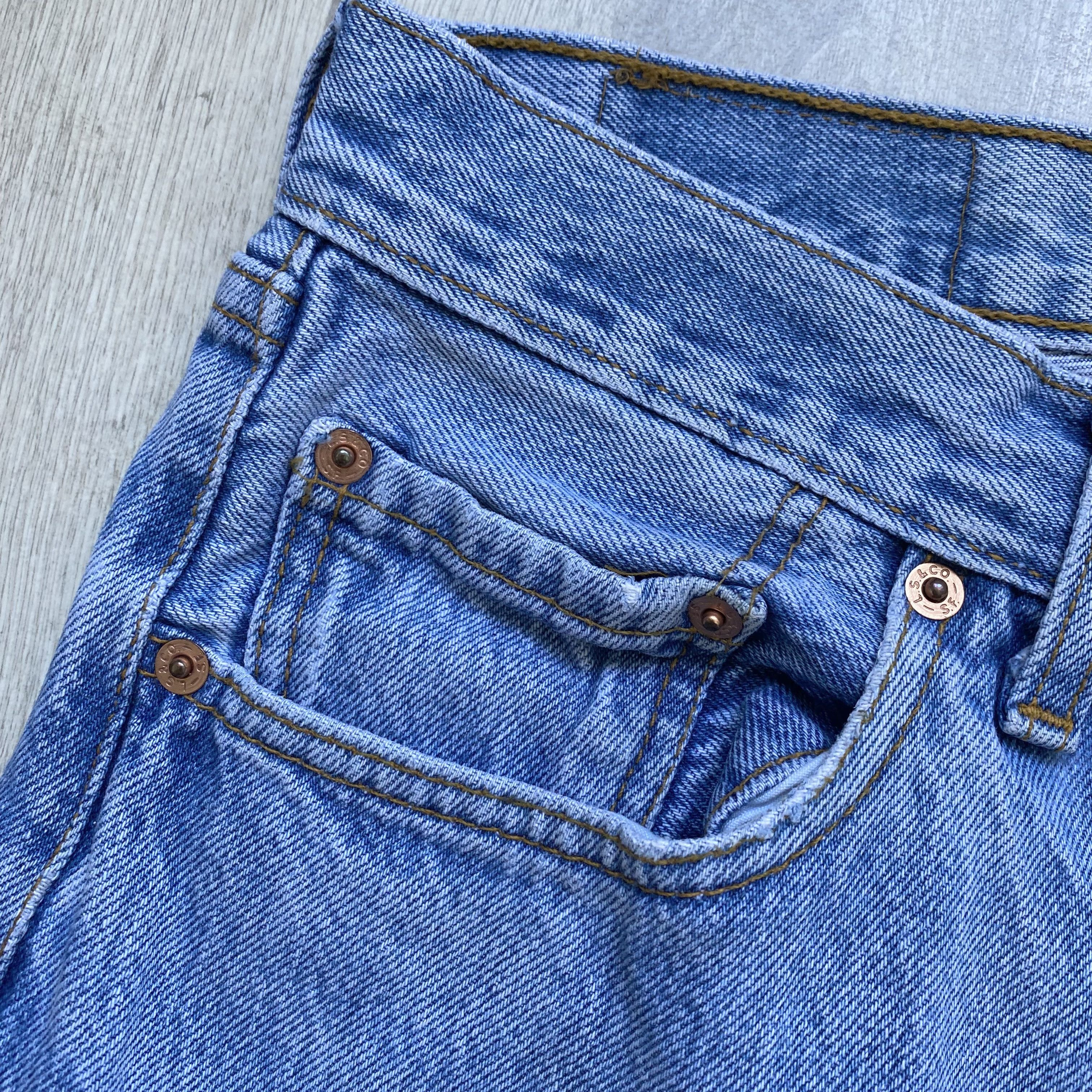 Levi's Vintage Clothing Vintage 90s Levis 501 USA Jeans Distressed Denim pants Size US 30 / EU 46 - 4 Thumbnail