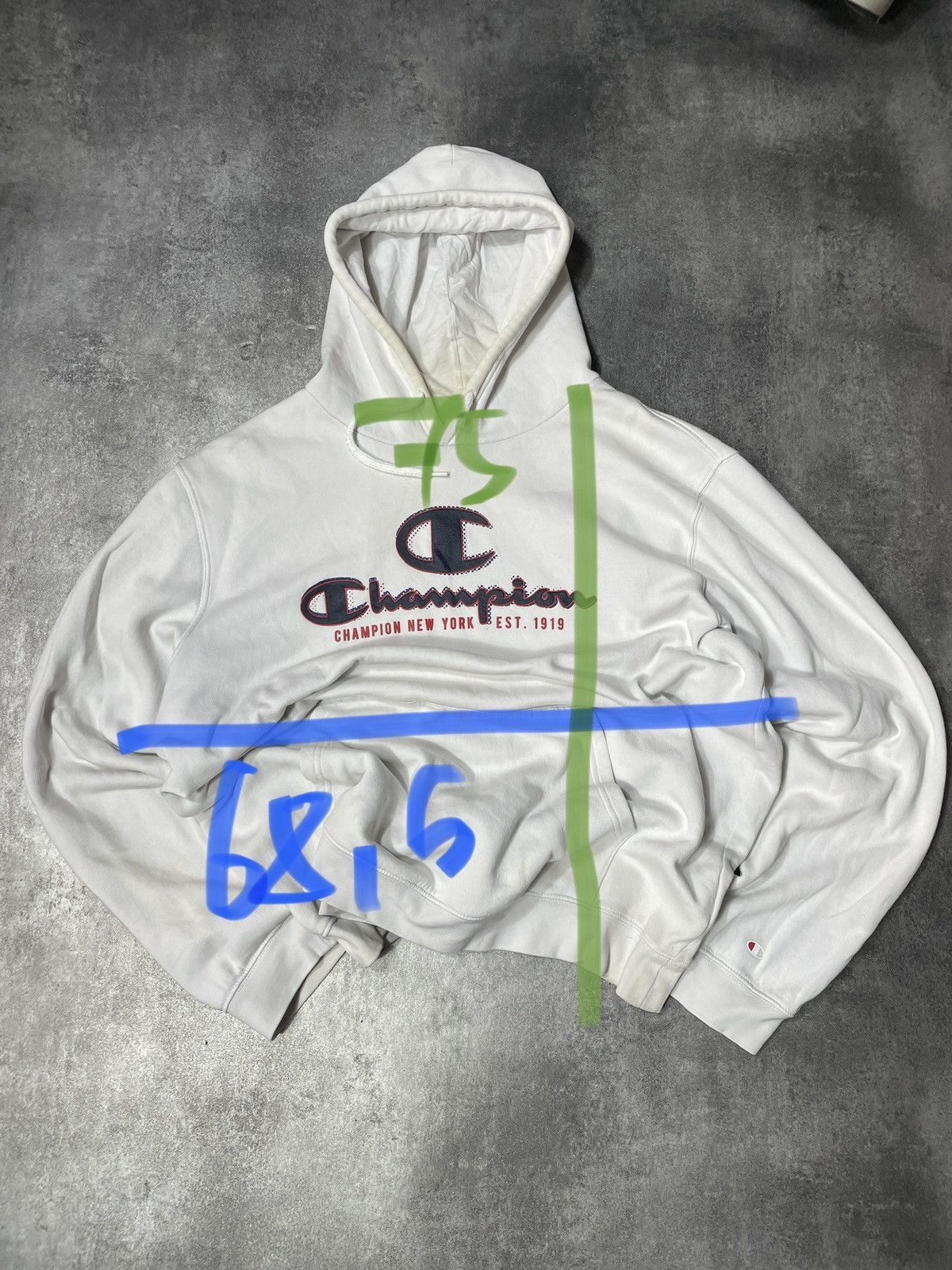 Champion Champion Vintage Y2K Hoodie Spellout Boxy Thick Size US XXL / EU 58 / 5 - 20 Thumbnail