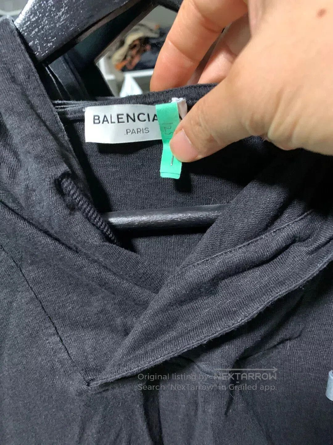 Commune De Paris balenciaga relaxed black hoodie size xs. Size US XS / EU 42 / 0 - 3 Thumbnail