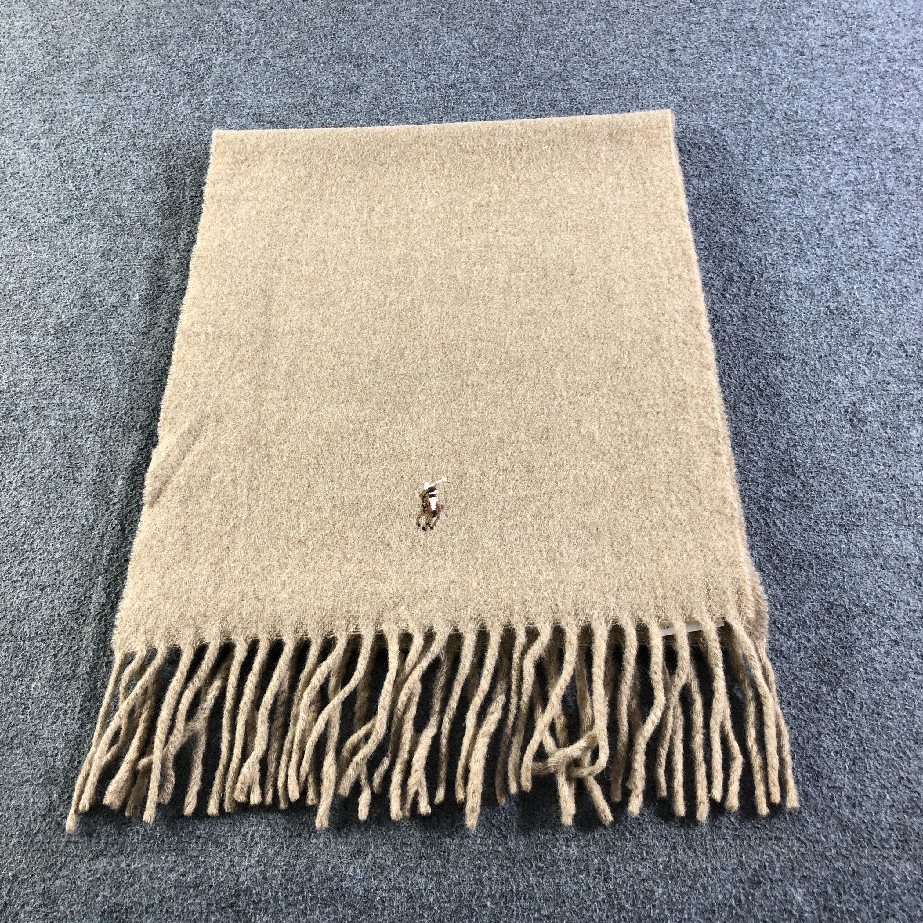 Polo Ralph Lauren Polo Ralph Lauren Wool Scarf Muffler Neckwear V2744 Size ONE SIZE - 2 Thumbnail