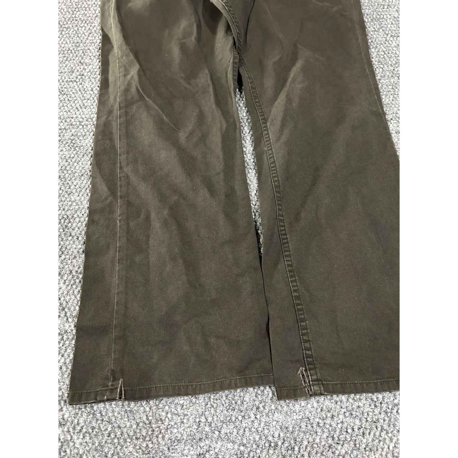 Banana Republic Banana Republic Pants Mens 33x30 Green Khakis Regular 5-Pocket Straight Leg Corduroy Casual Jeans? Size US 33 - 3 Thumbnail