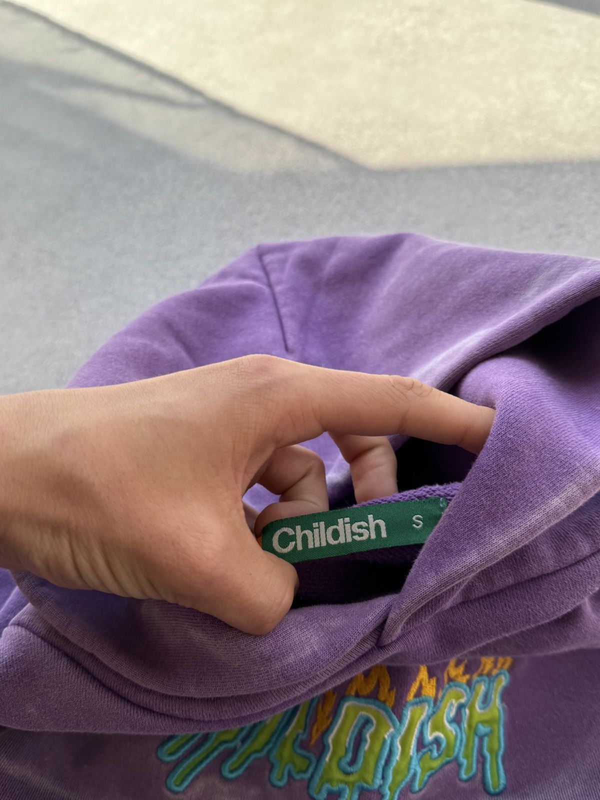 Japanese Brand Vintage Childish 1995 Robs Motors Purple hoodie Size US S / EU 44-46 / 1 - 10 Thumbnail