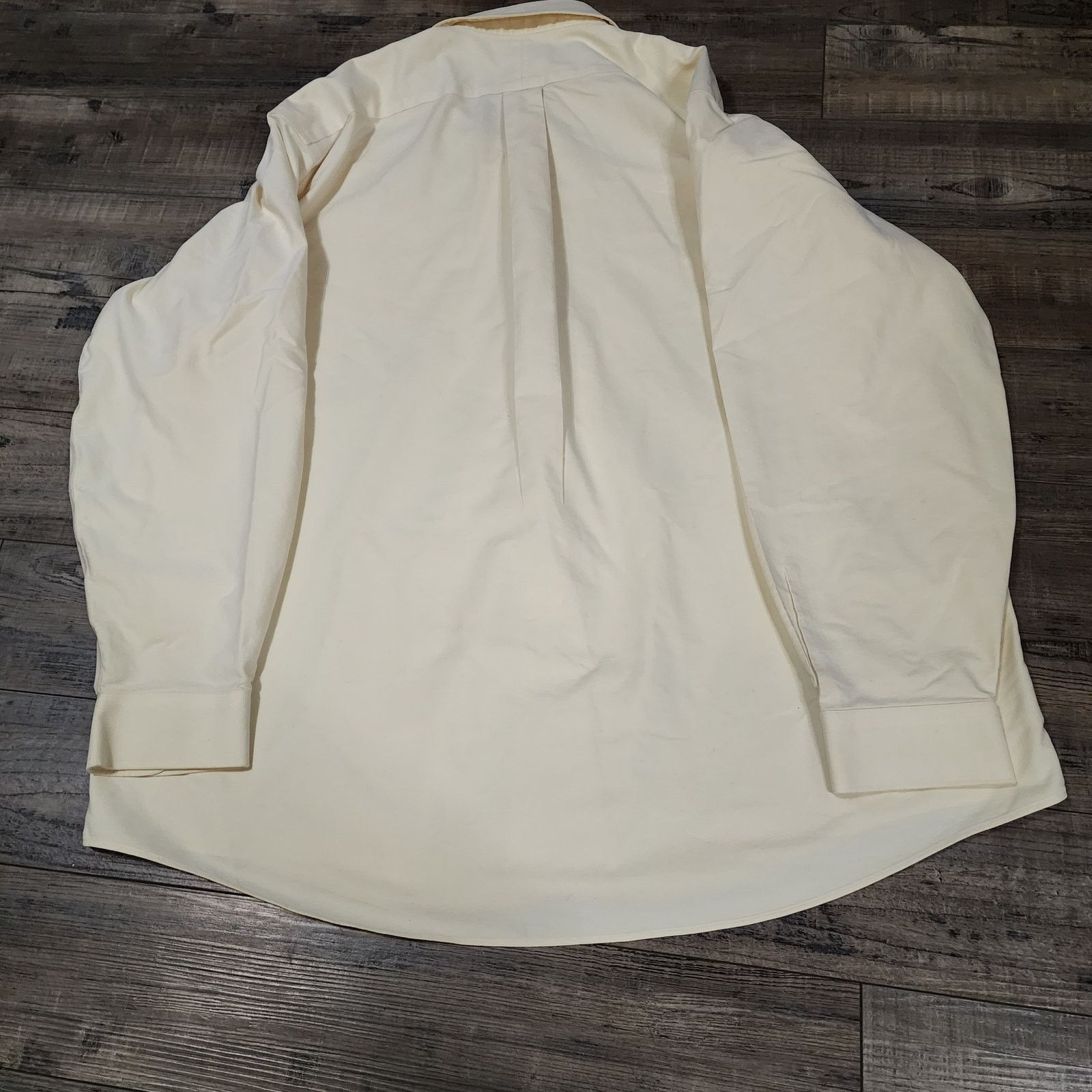 L.L. Bean L.L Bean Men Yellow Button Down Long Sleeve Shirt 18/35 2331 Size US XXL / EU 58 / 5 - 6 Thumbnail