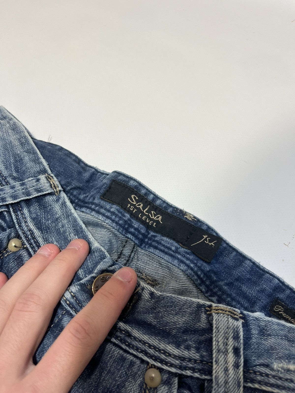 If Six Was Nine Vintage Distressed If Six Was Nine LGB Style Y2K Jeans Size 29" - 4 Thumbnail