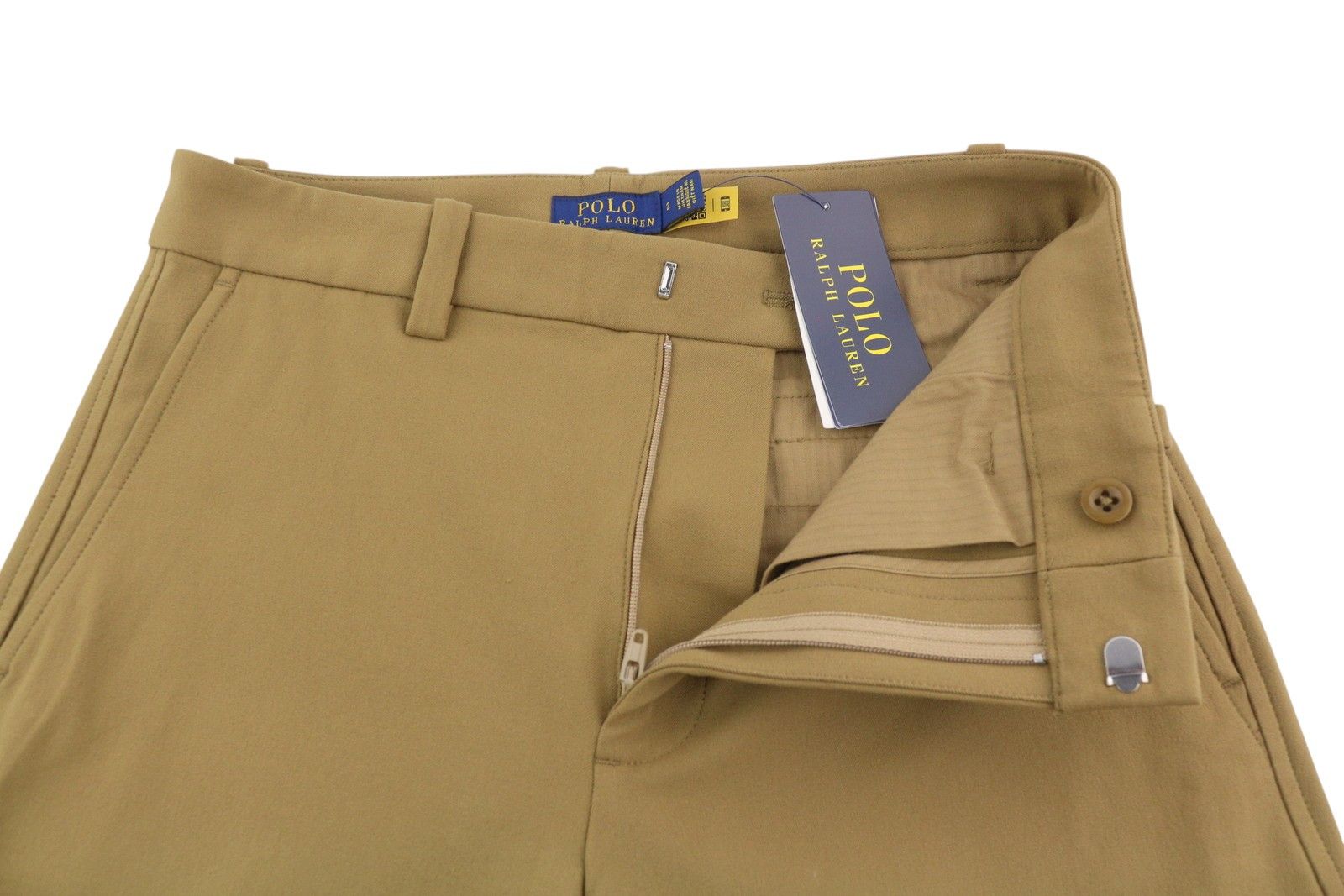 Polo Ralph Lauren W26 Brown Chino Slim Fit Zip Fly Ankle Trousers 84709 Size 26" / US 2 / IT 38 - 4 Thumbnail