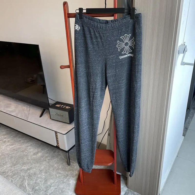 Chrome Hearts Chrome Hearts Men's Gray Casual Pants 0089 Size US 34 / EU 50 - 1 Thumbnail
