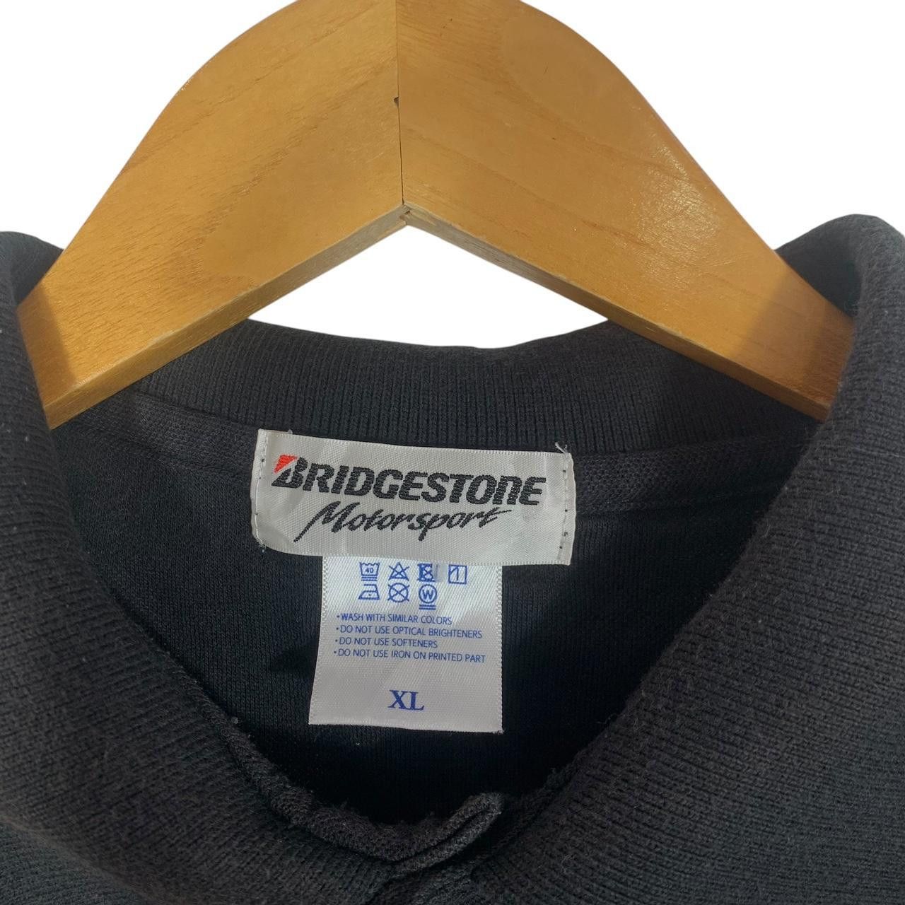 Vintage Vintage BRIDGESTONE MOTORSPORT POTENZA Polo Tee Size US XL / EU 56 / 4 - 3 Thumbnail