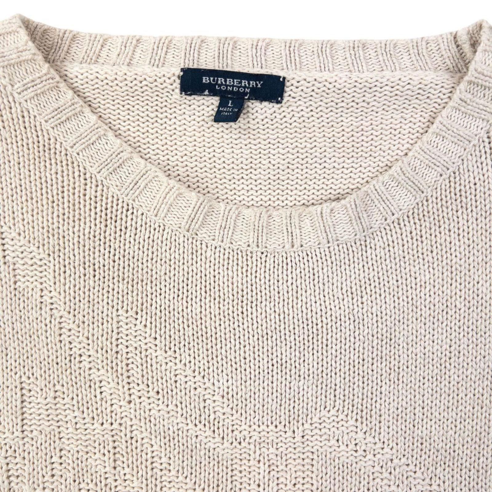 Burberry Vintage 2000s Burberry Knit Jumper Size XL Size US XL / EU 56 / 4 - 3 Thumbnail