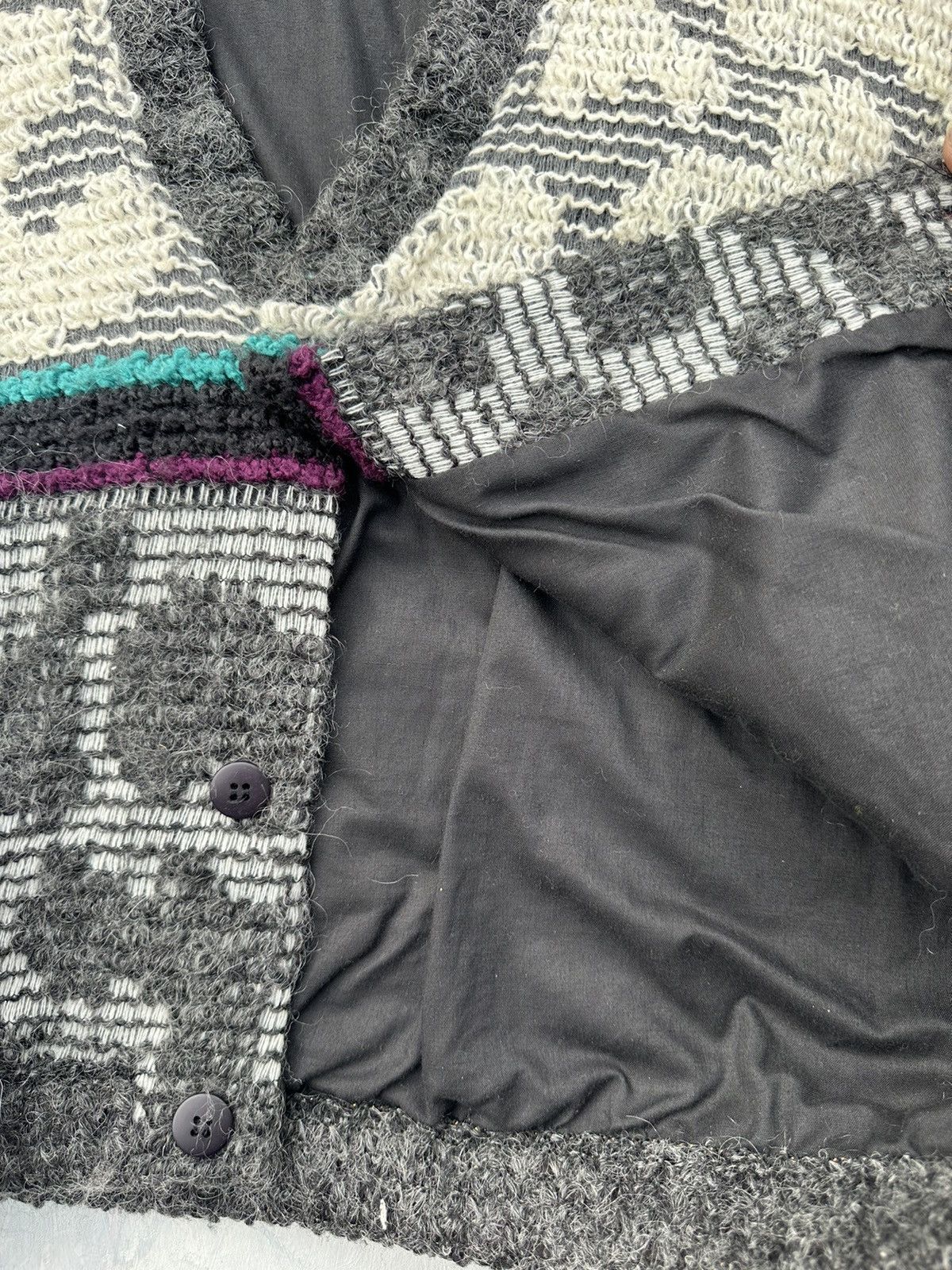 Coogi × Vintage Crazy vintage coogi style 3 button lined lamb wool cardigan Size US L / EU 52-54 / 3 - 2 Thumbnail