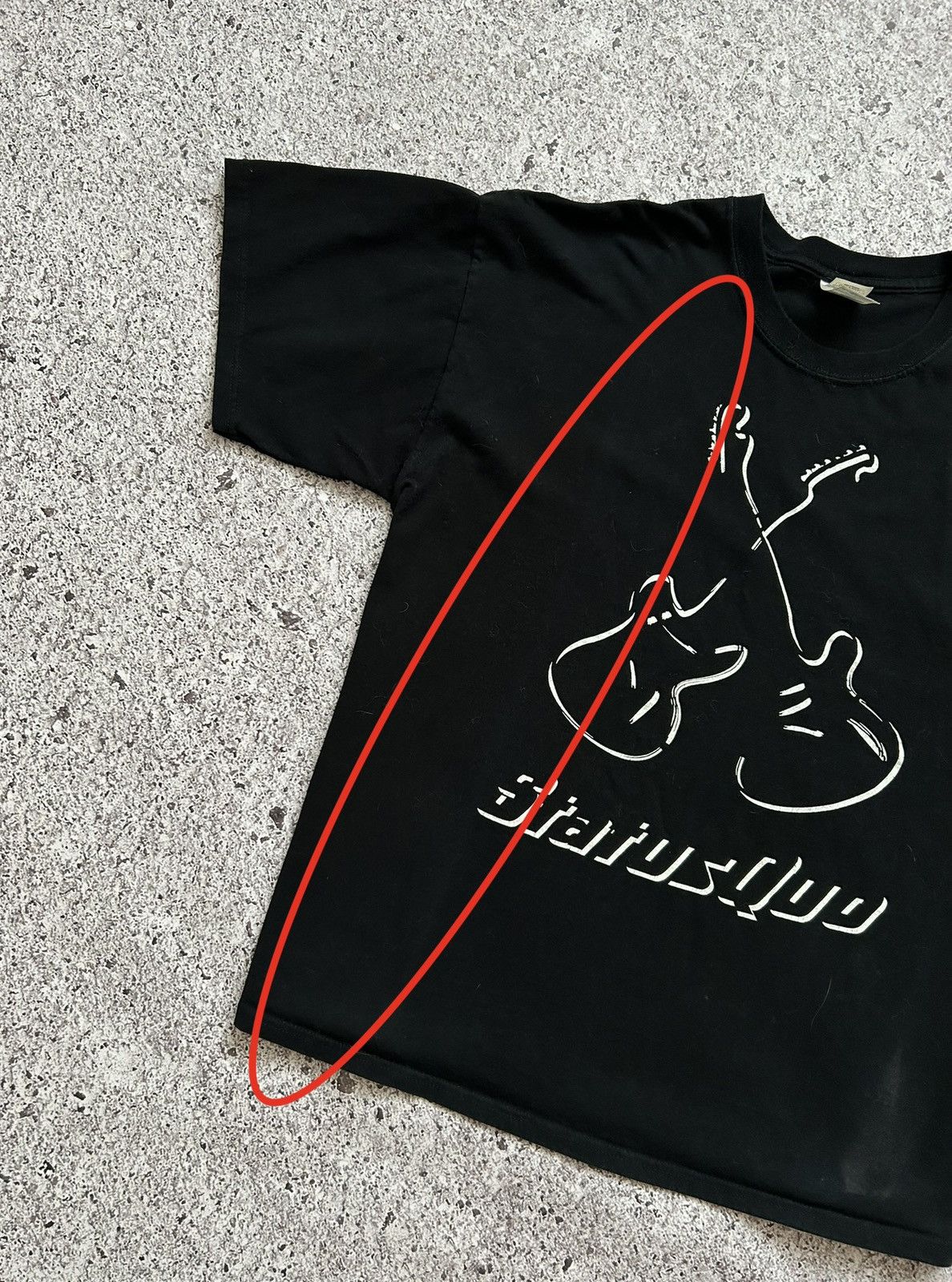 Band Tees × Vintage Vintage Status Quo Rock Band 00s T-Shirt Size US XL / EU 56 / 4 - 8 Thumbnail