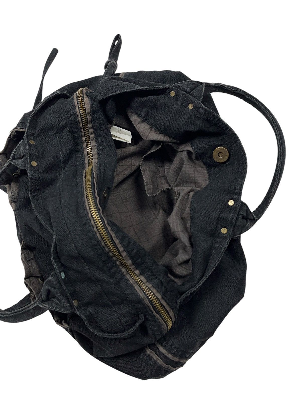 Japanese Brand Vintage y2k Handle Bag Multi Pocket Diesel Style Size ONE SIZE - 5 Thumbnail