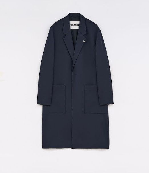 Jil Sander o1w1db10925 Deconstructed Coat in Blue Size US L / EU 52-54 / 3 - 1 Thumbnail