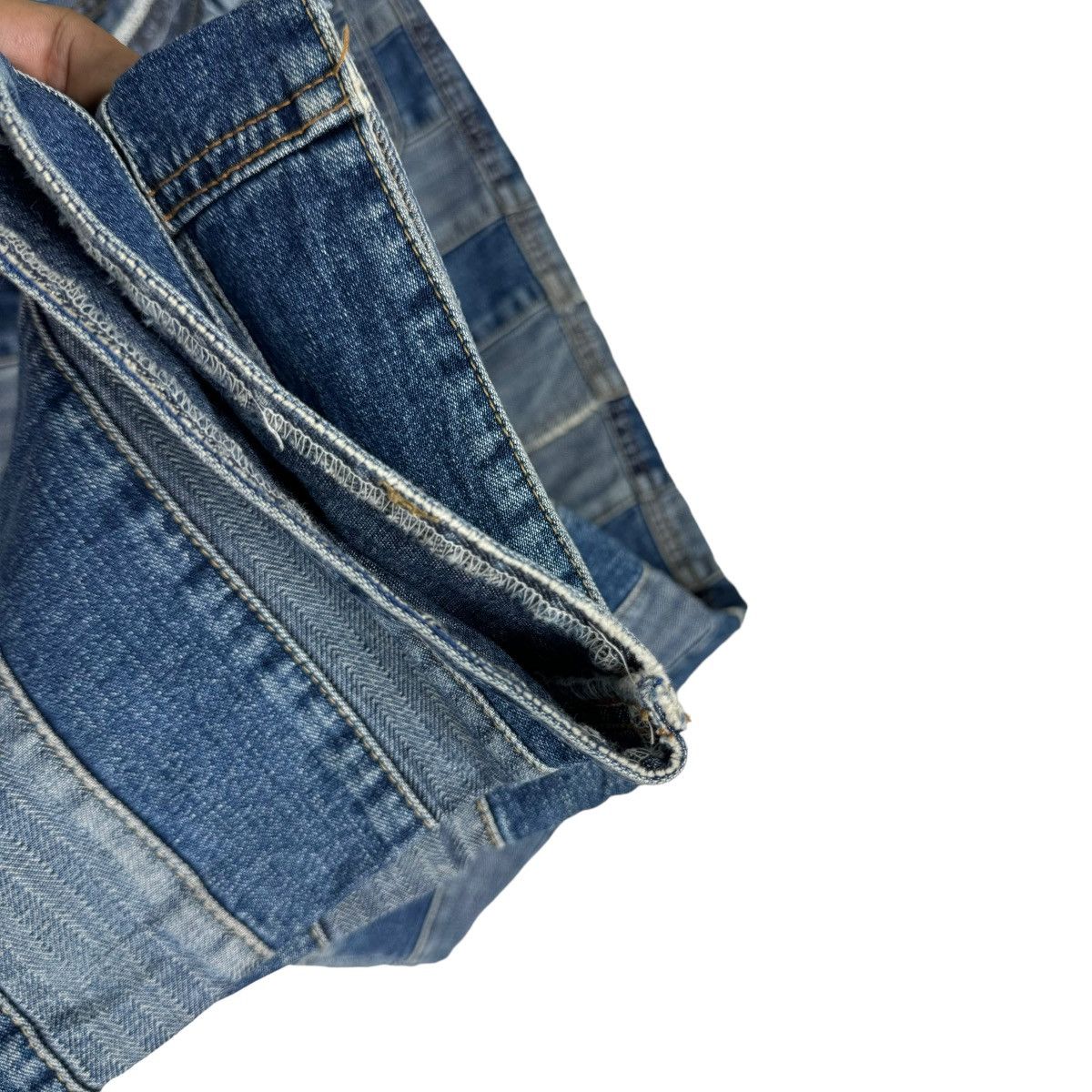 Hysteric Glamour ☀️90s HYSTERIC GLAMOUR JEANS PATCHWORK HAGI DENIM PANTS Size US 28 / EU 44 - 7 Thumbnail