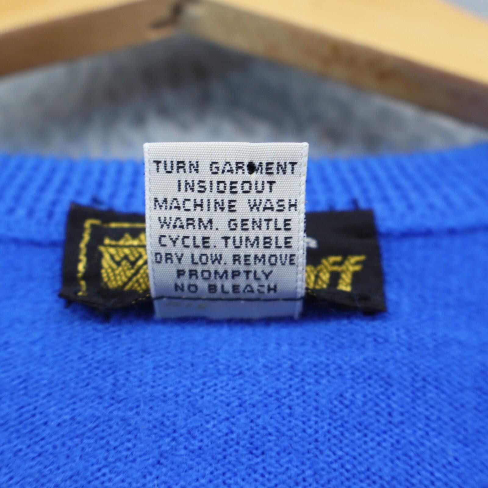 Wilson Dodgers Vtg Vest Golf Medium Blue Knit V-Neck Preppy USA Tennis Wilson Staff Size US M / EU 48-50 / 2 - 4 Thumbnail