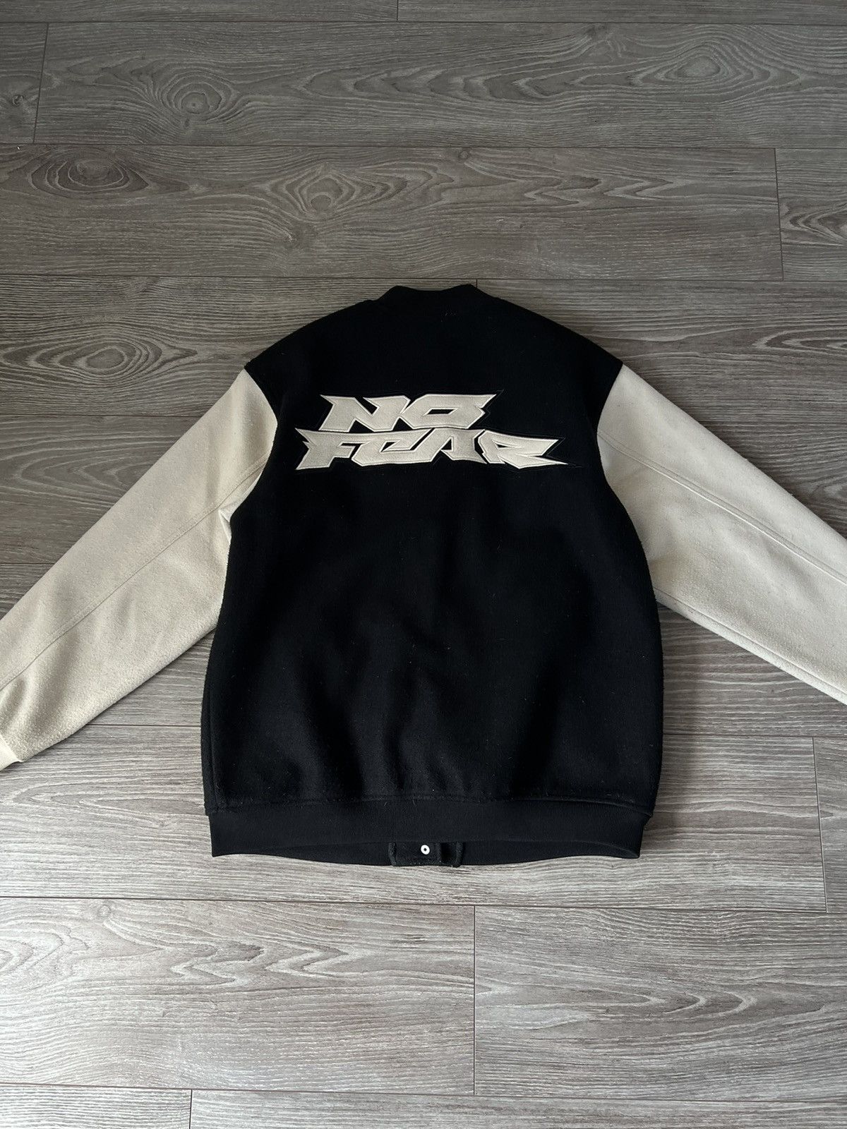 Designer × H&M × No Fear ‼️Teddy Fleece No Fear x H&M Big Logo Avant garde Bomber ‼️ Size US M / EU 48-50 / 2 - 19 Thumbnail