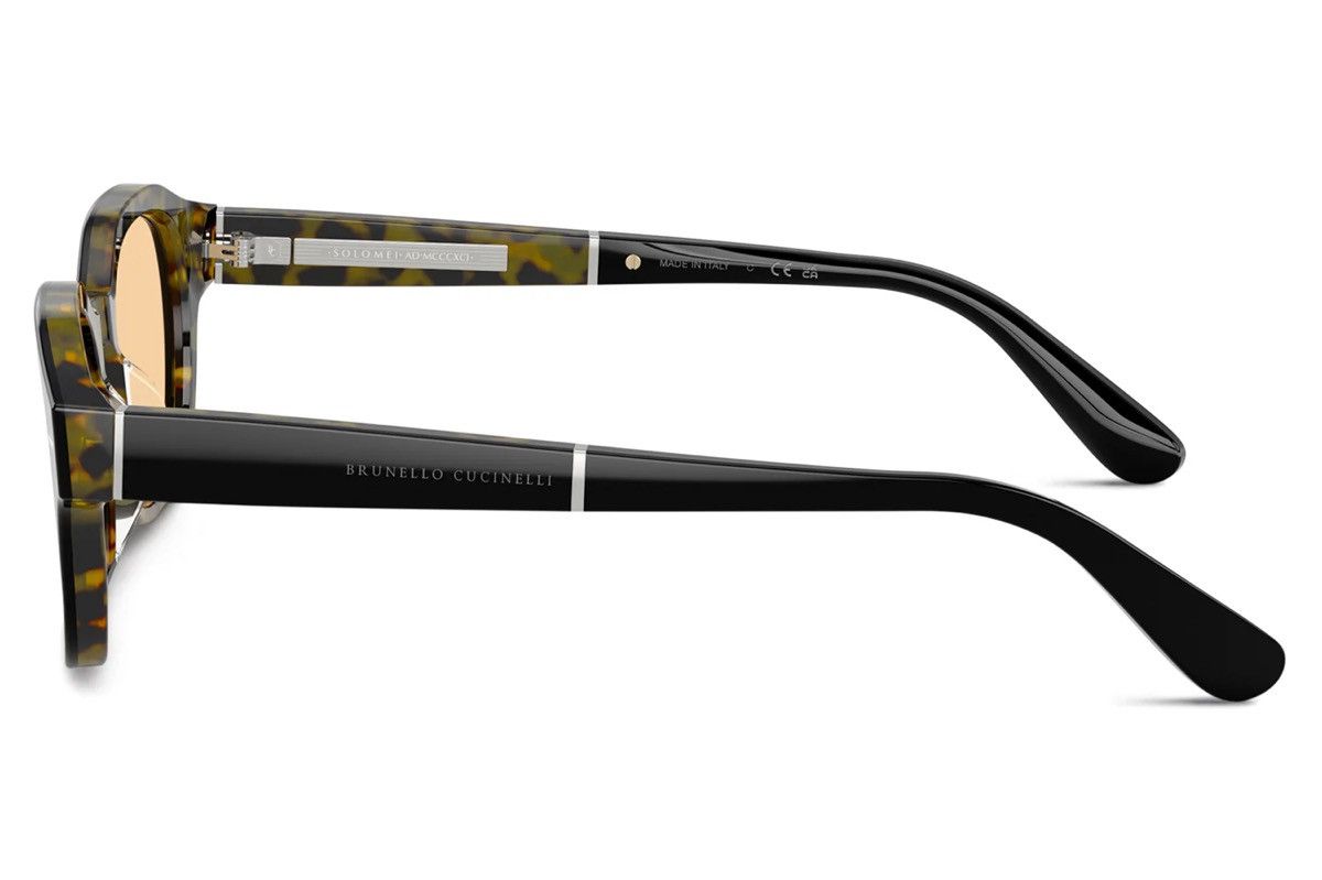 Brunello Cucinelli Brunello Cucinelli BC3010 Sunglasses Black/Havana Size ONE SIZE - 3 Thumbnail