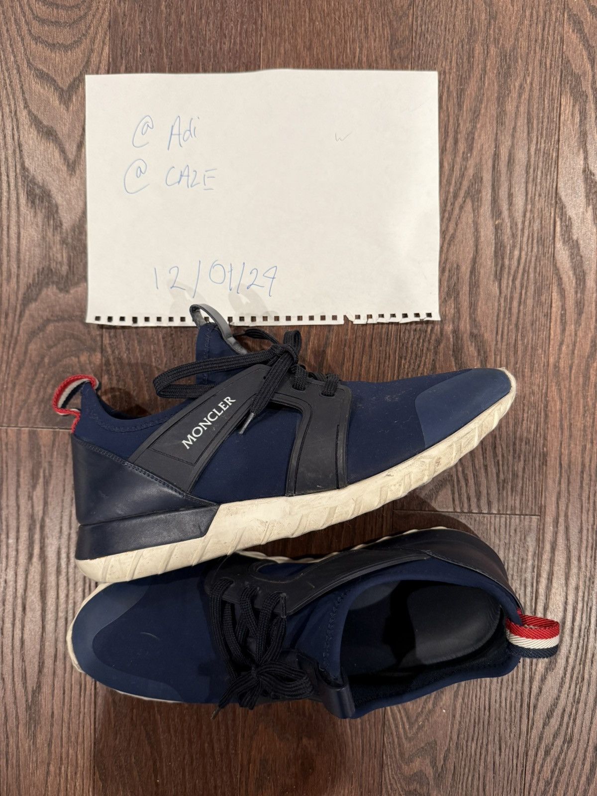 Moncler Moncler Emilien Sneakers Blue Size 11 / EU 44 Size US 11 / EU 44 - 2 Thumbnail