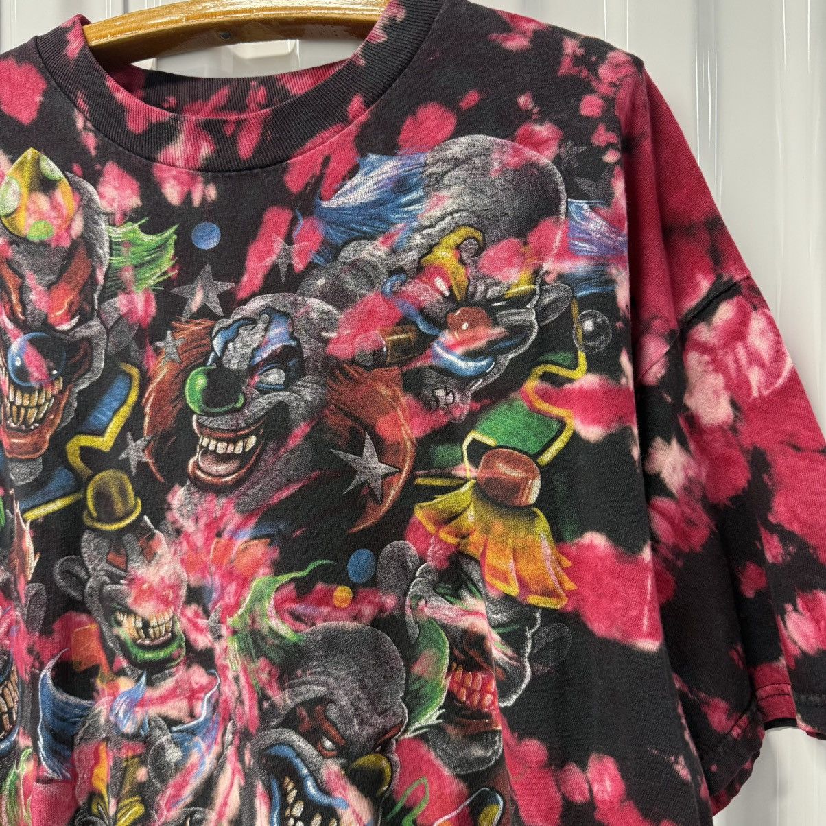 Band Tees × Vintage Crazy Vintage ICP Limp Bizkit Style Promo Clown AOP Tee Size US L / EU 52-54 / 3 - 7 Thumbnail