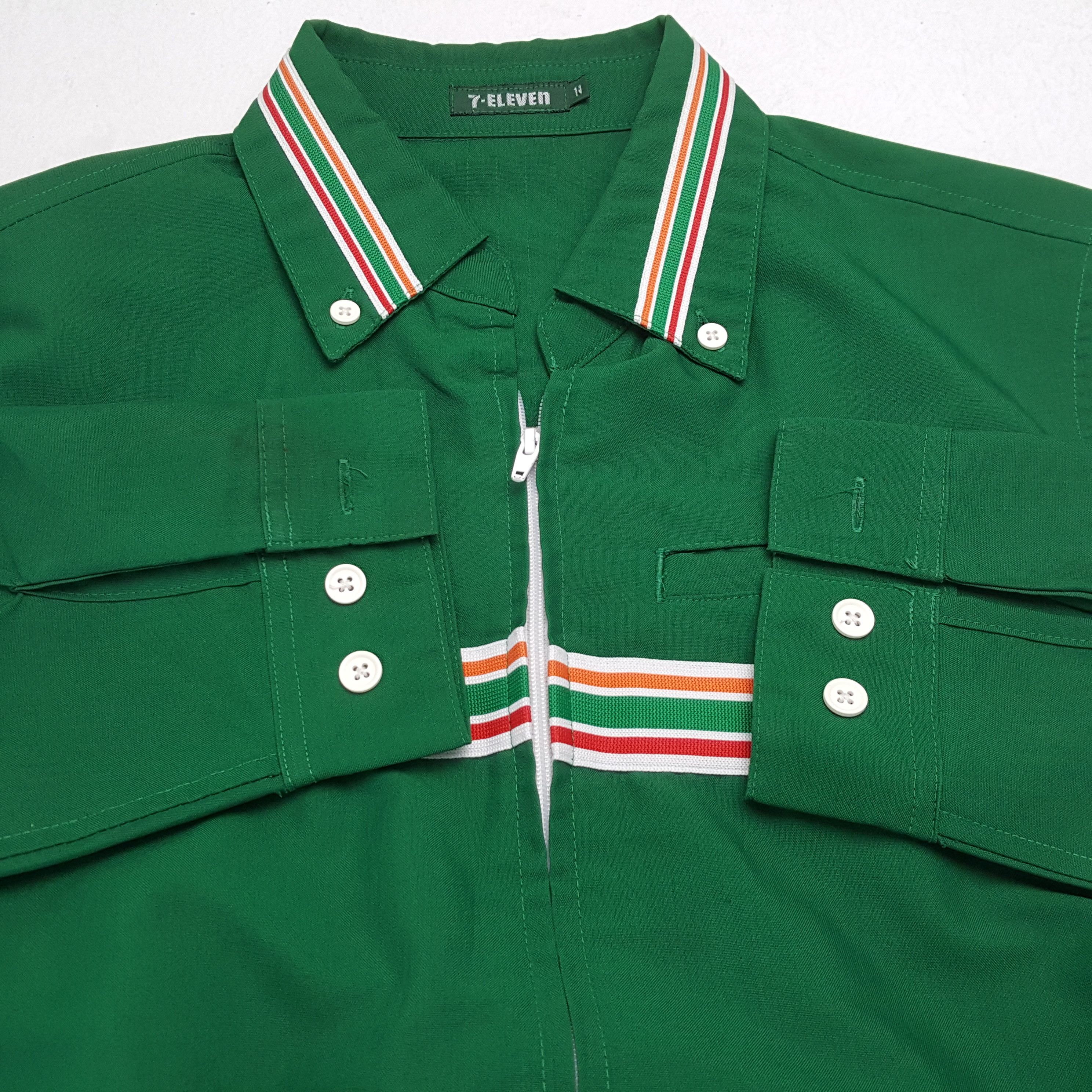Japanese Brand × Vintage Vintage 7-ELEVEn Japanese Workers Uniform Jacket Size US S / EU 44-46 / 1 - 8 Thumbnail