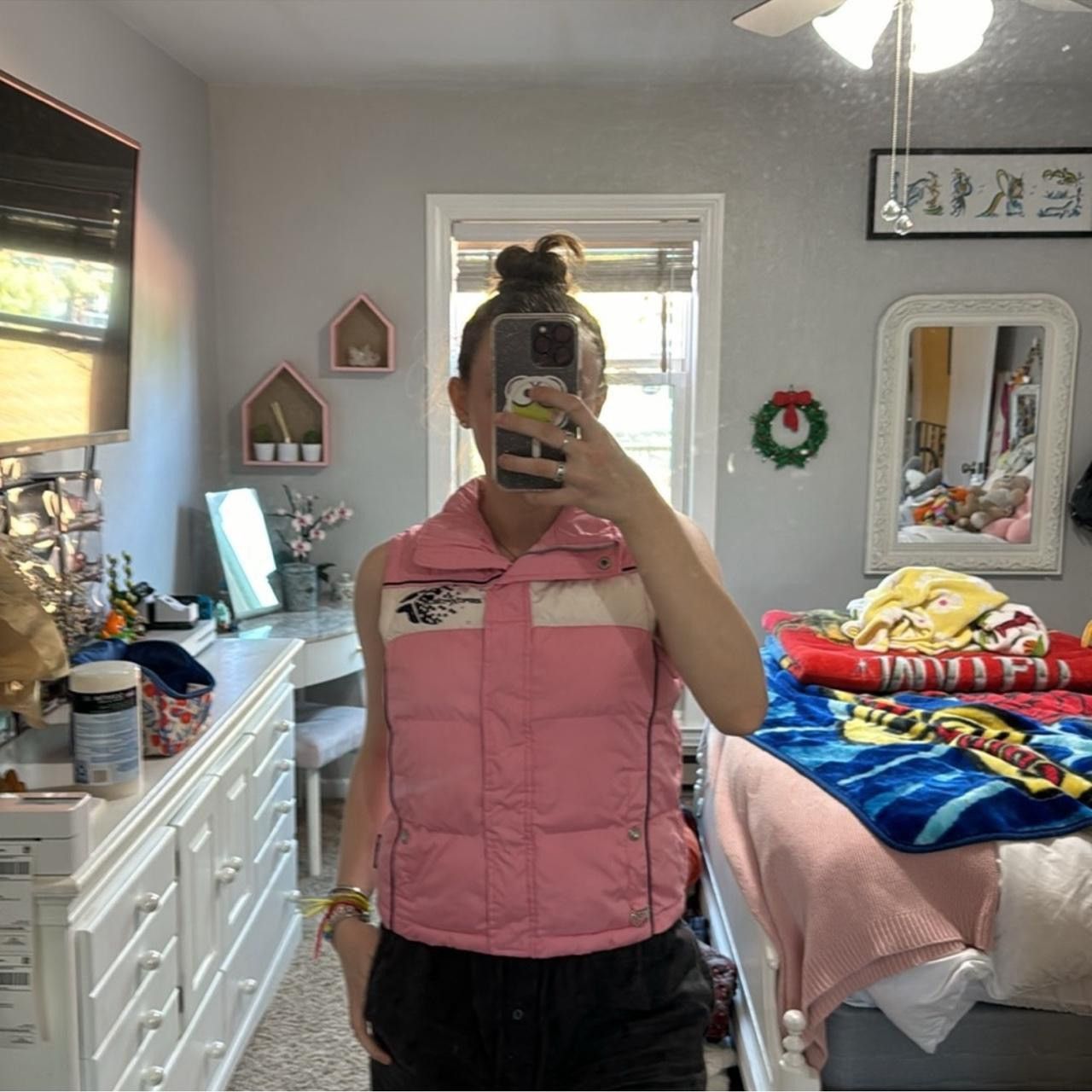 Vintage × ZeroXposur Y2K Pink Puffer Vest Size XS / US 0-2 / IT 36-38 - 6 Thumbnail